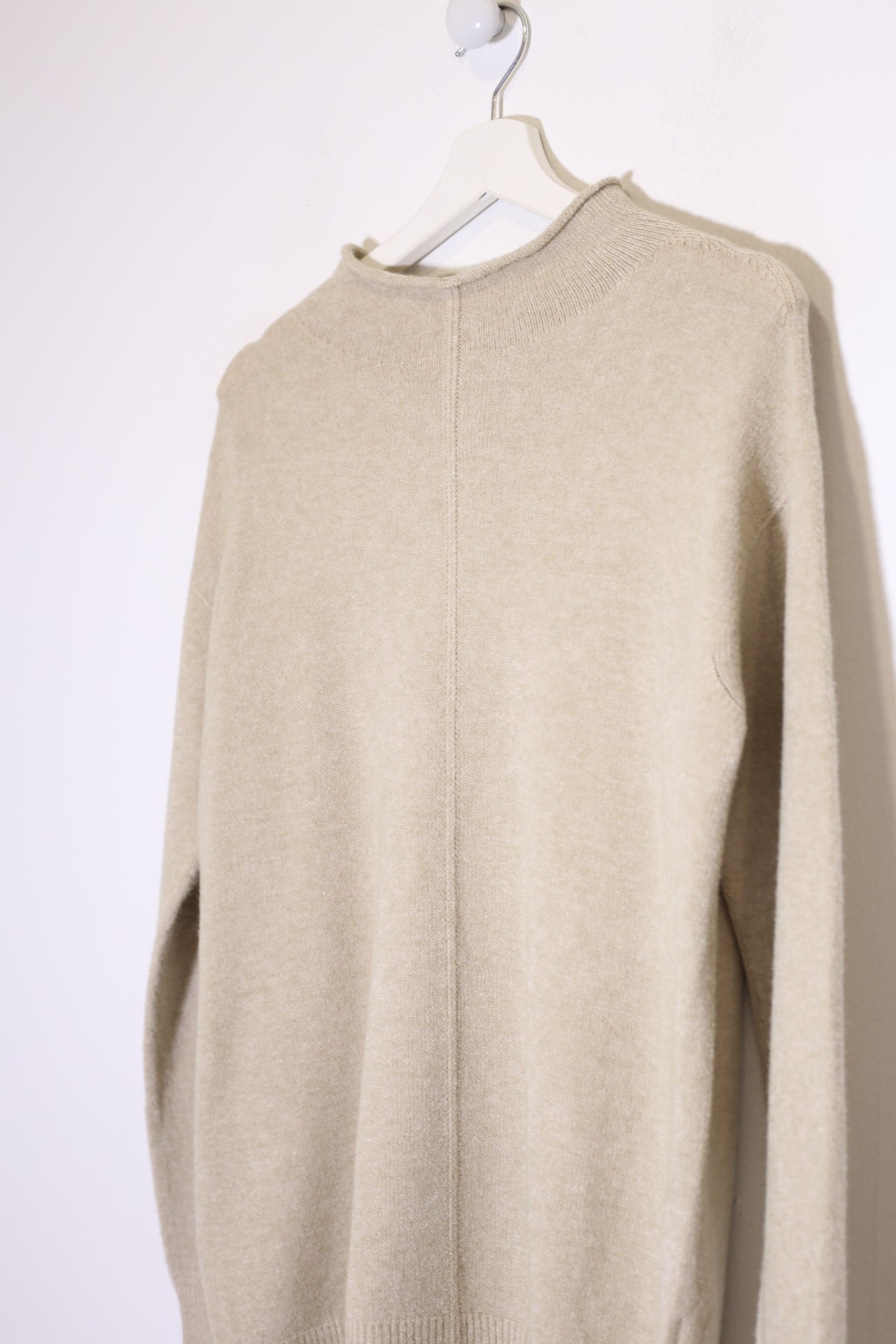 Jersey sin costuras cuello subido