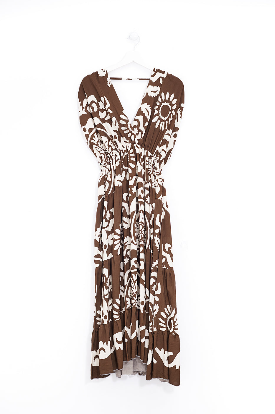 Long printed dress