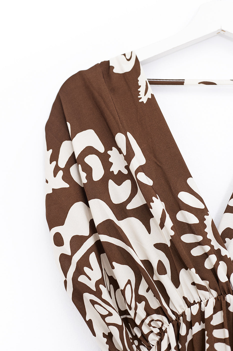 Long printed dress