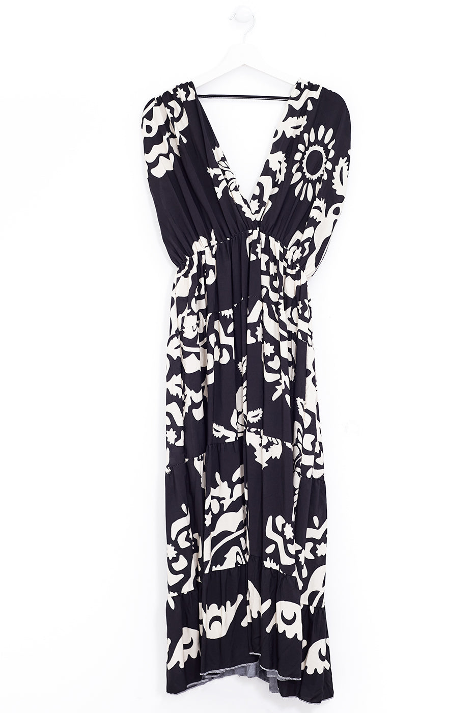 Long printed dress
