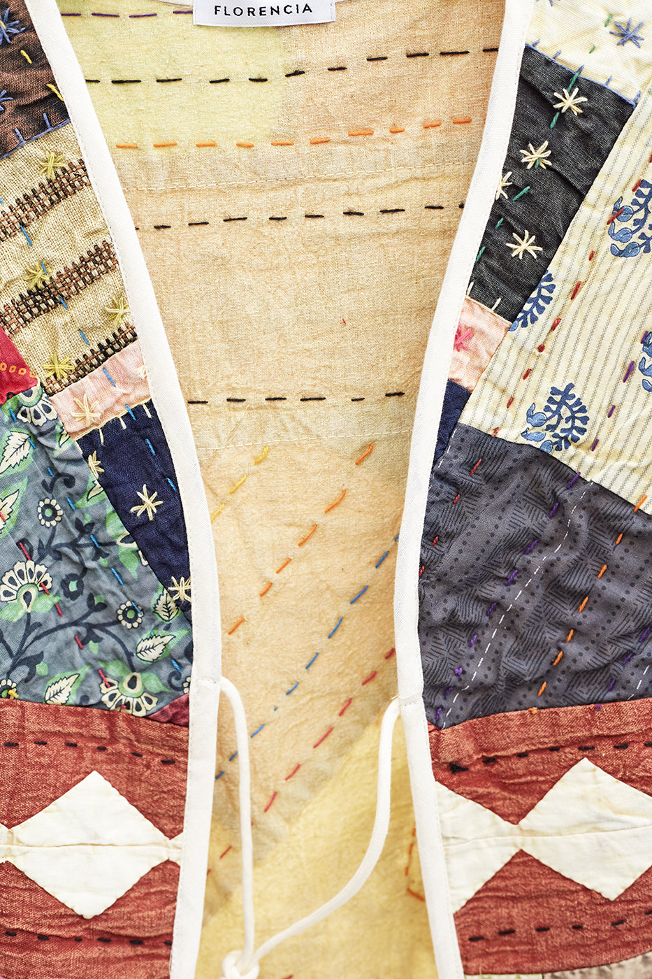 Chaleco patchwork