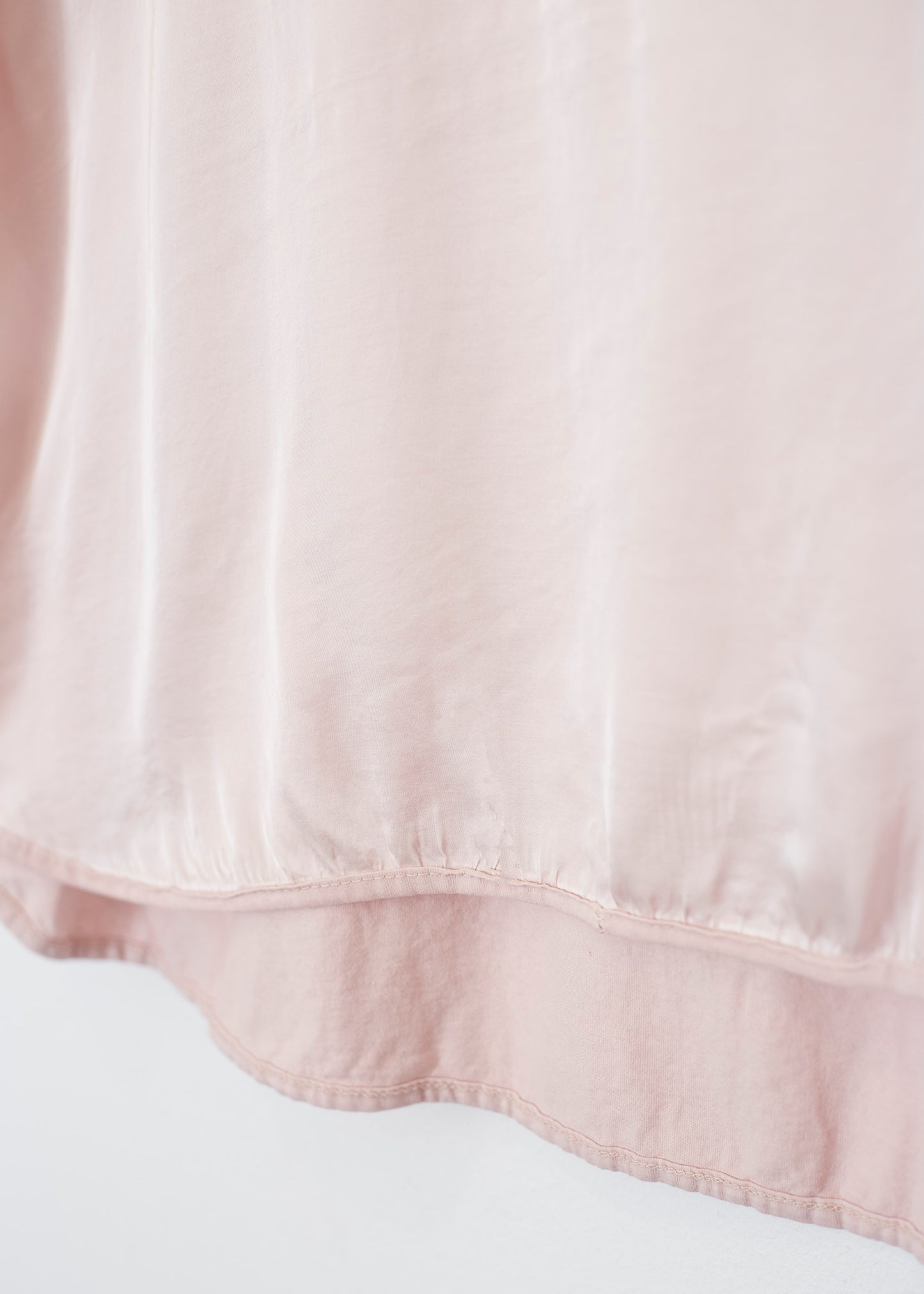 Camiseta bimateria raso cuello redondo