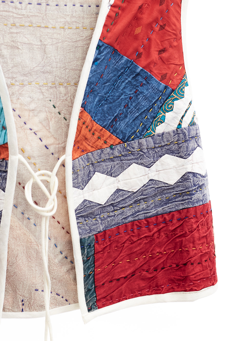 Chaleco patchwork