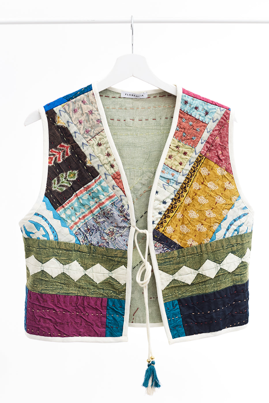Chaleco patchwork