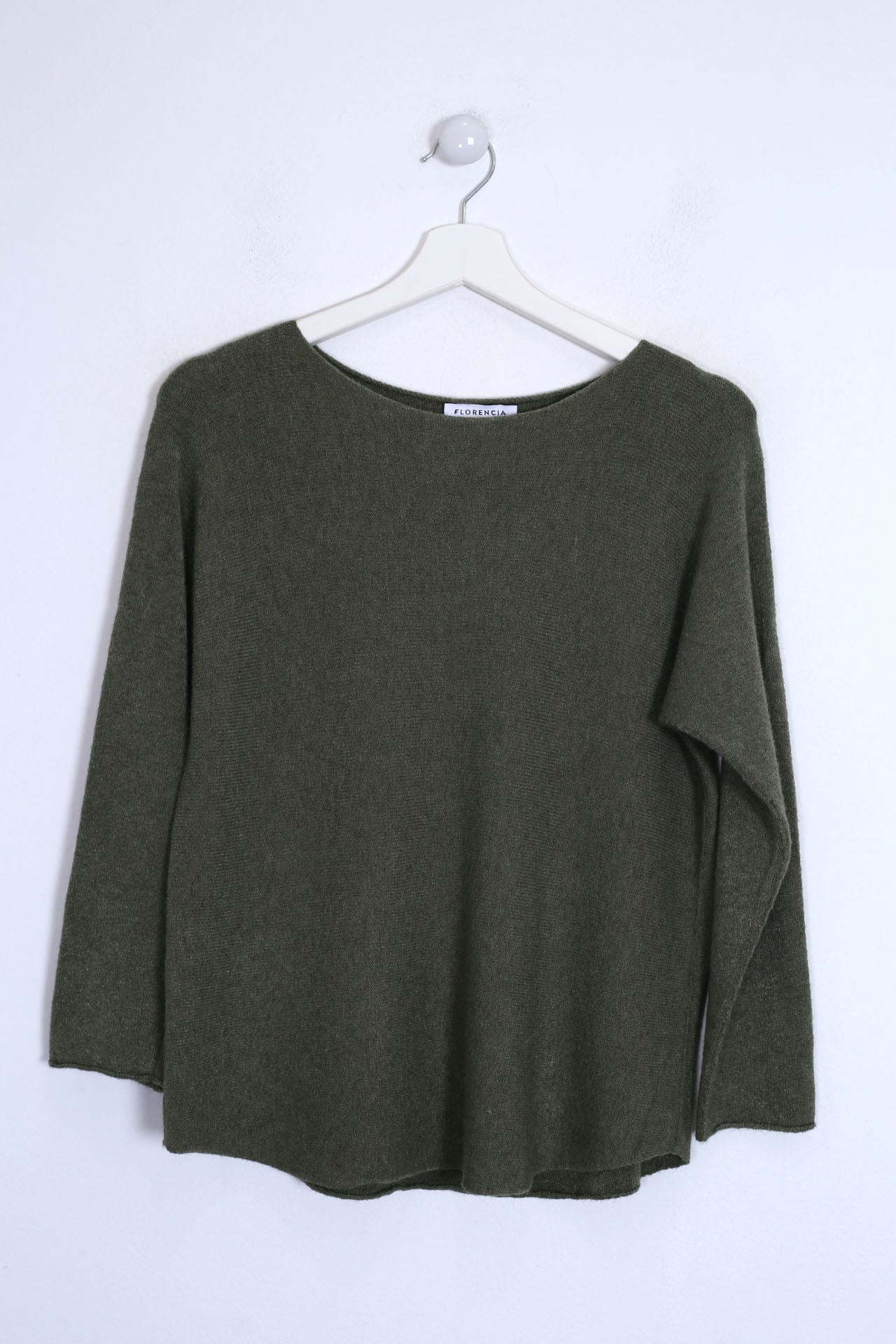 Jersey sin costuras cuello redondo