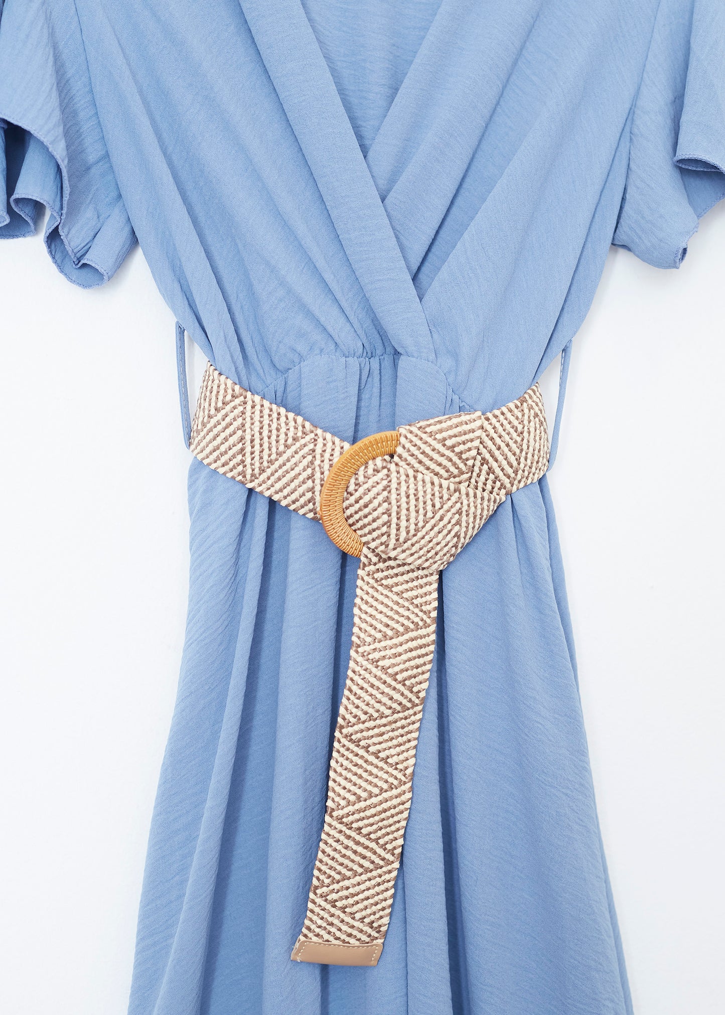 Belted wrap dress