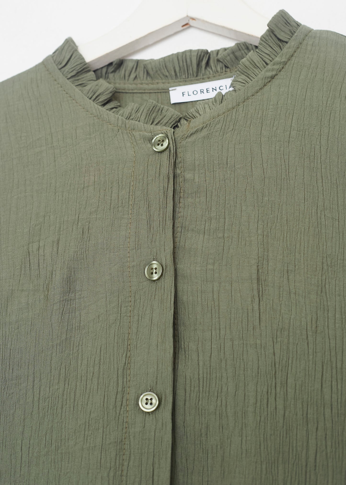 Camisa mao volante bambula