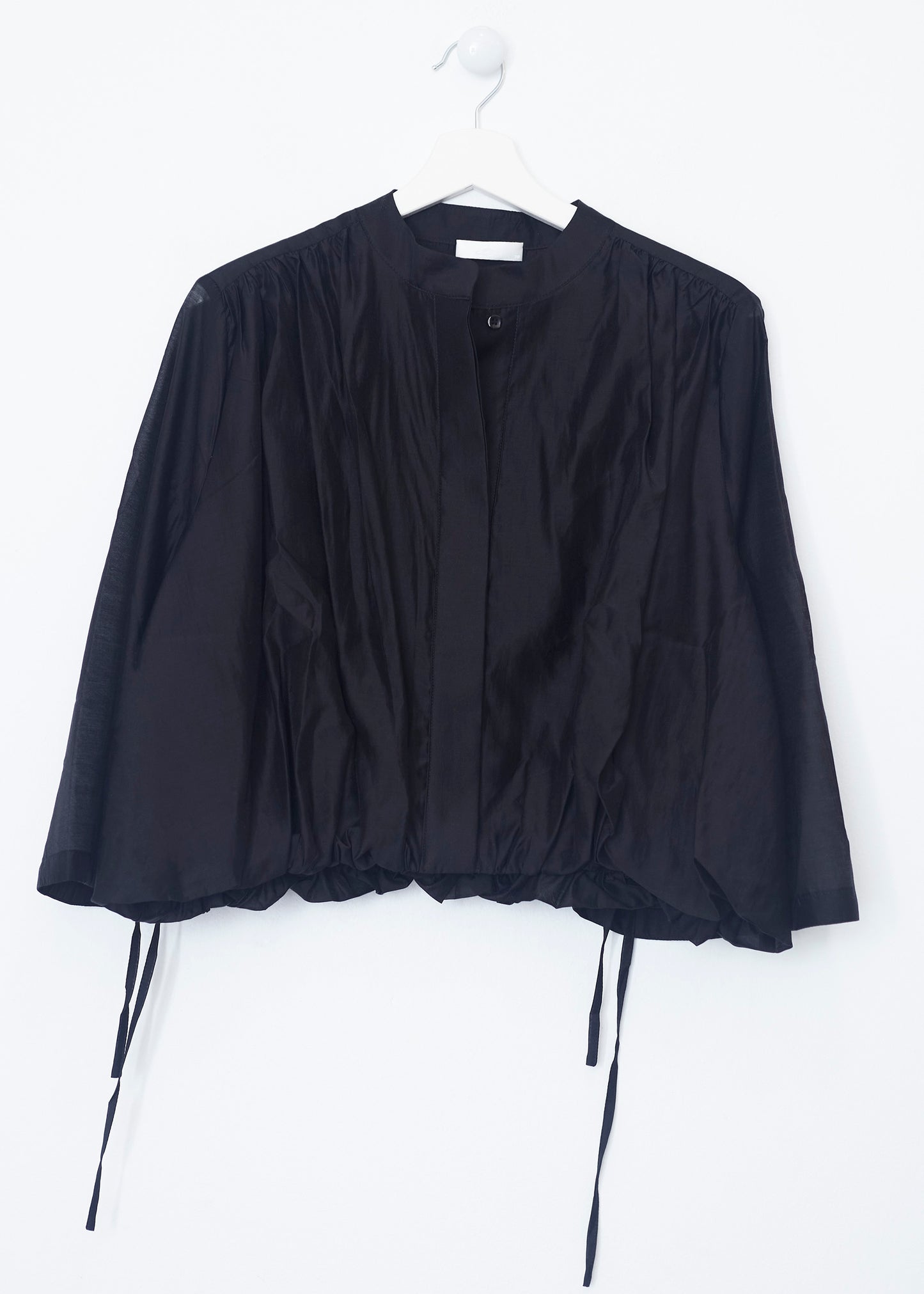Blusa organza abullonada