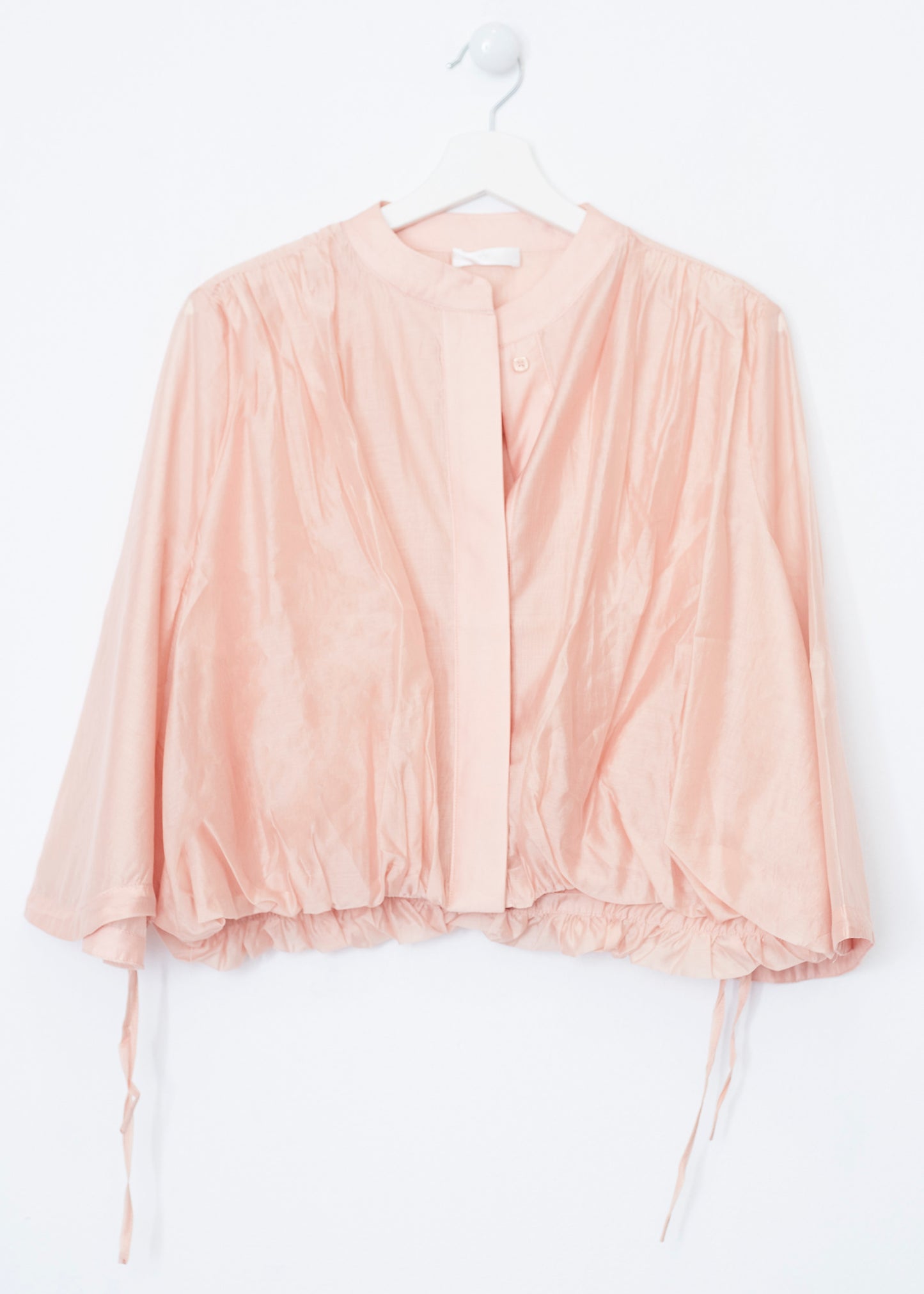 Blusa organza abullonada