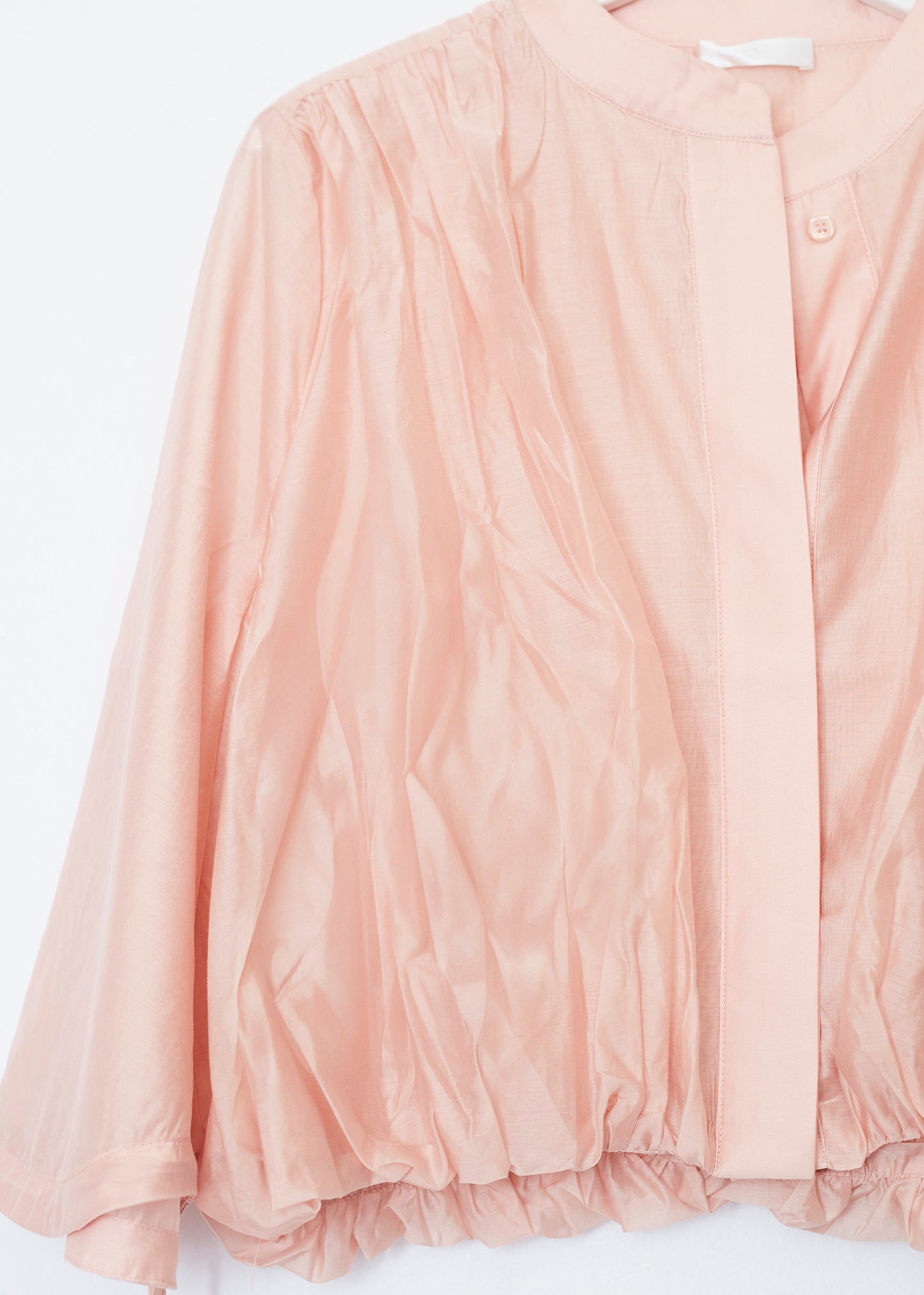 Blusa organza abullonada