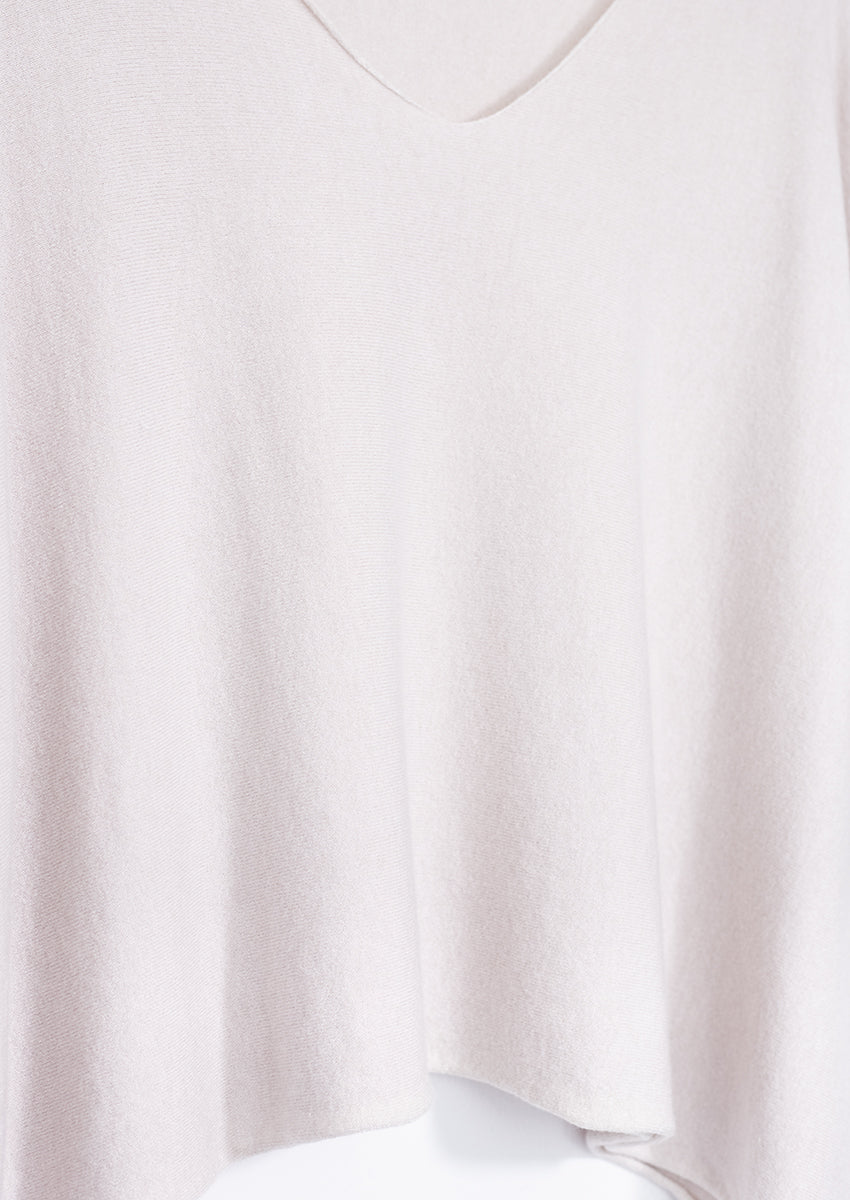 Jersey amplio cuello punta
