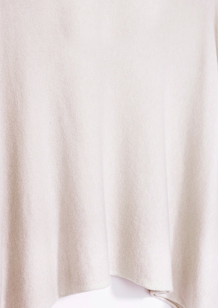 Wide round neck sweater