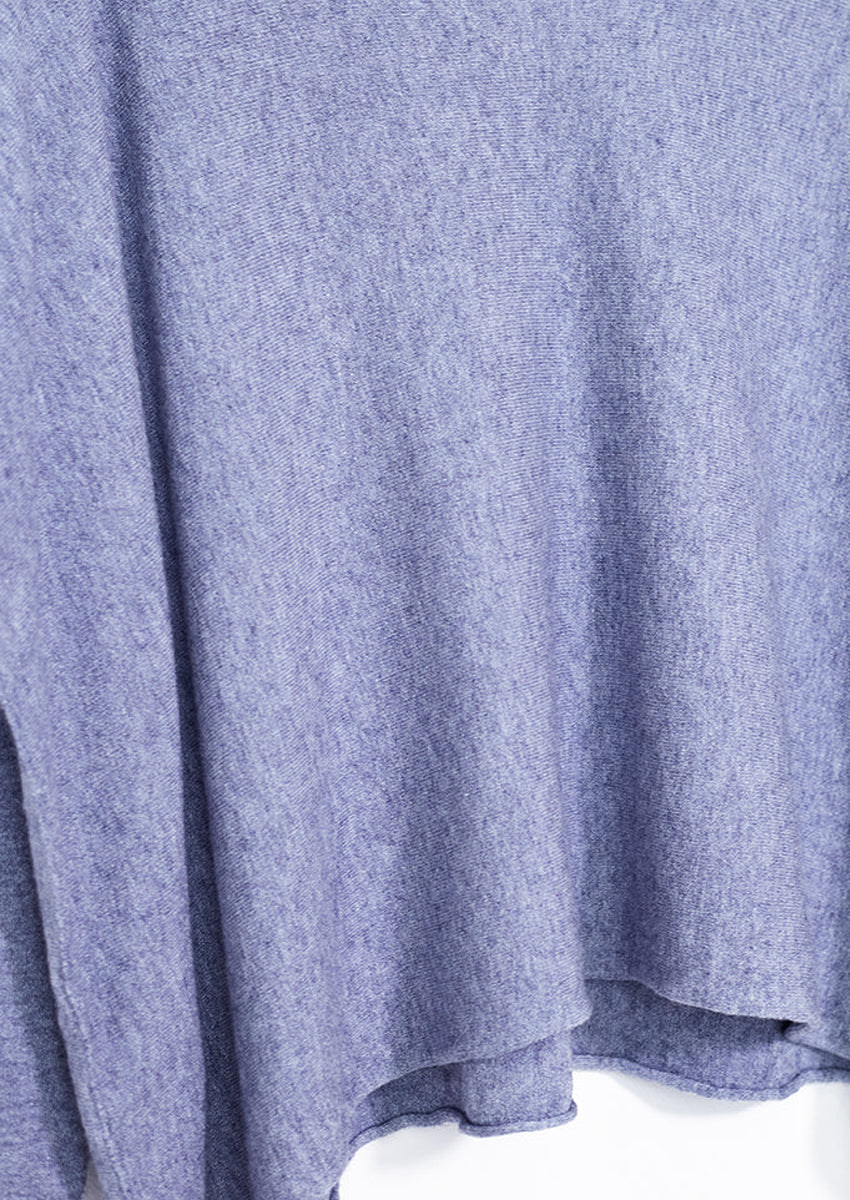 Wide round neck sweater