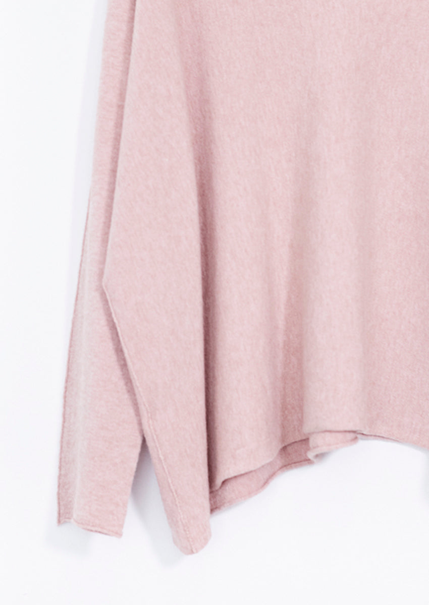 Wide round neck sweater