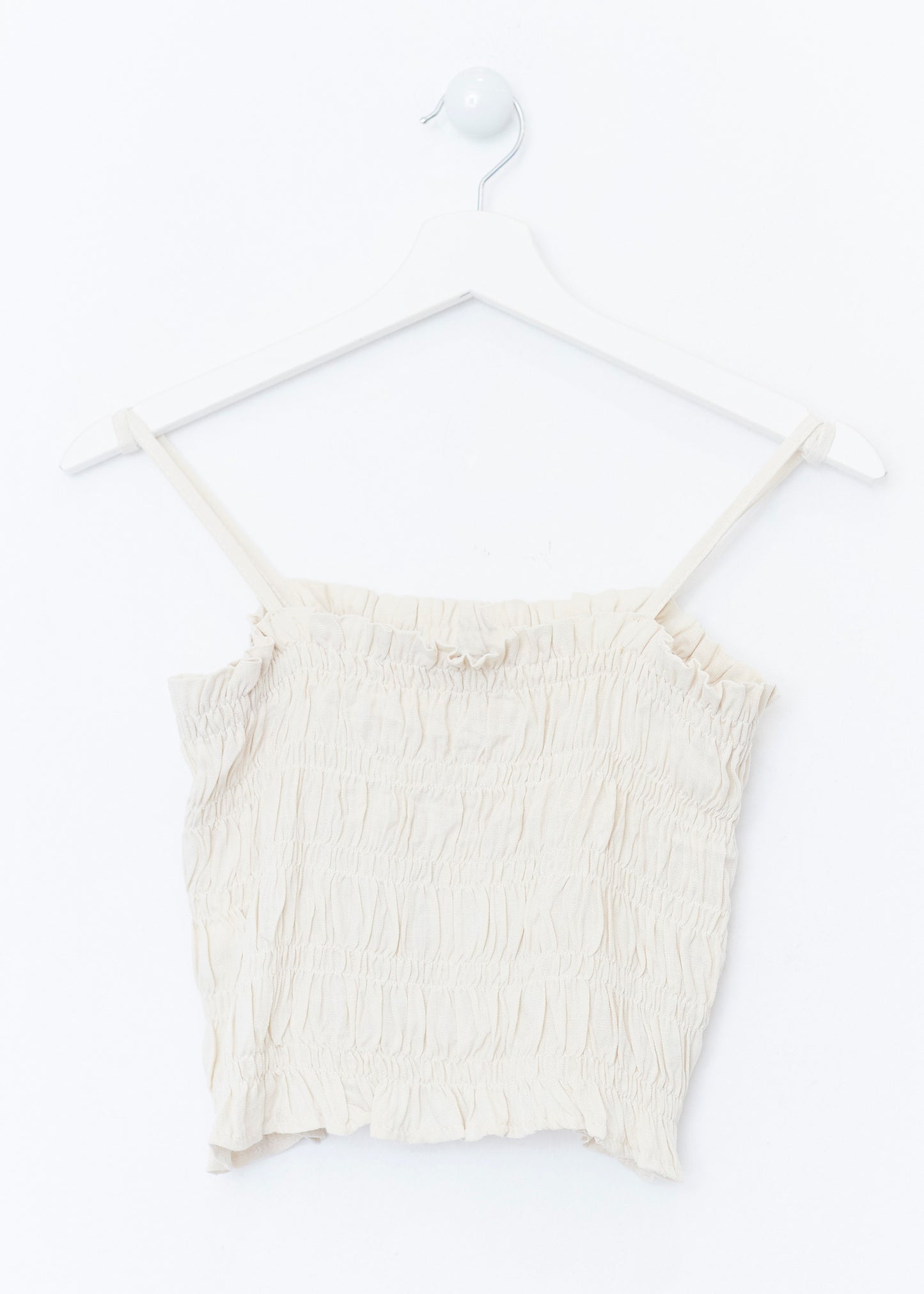 Ruched textured top