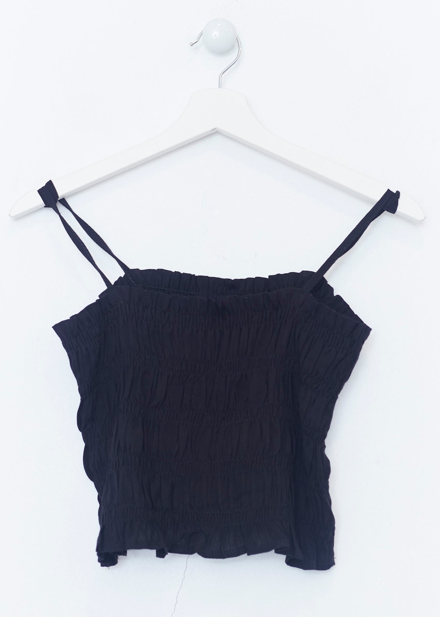 Ruched textured top