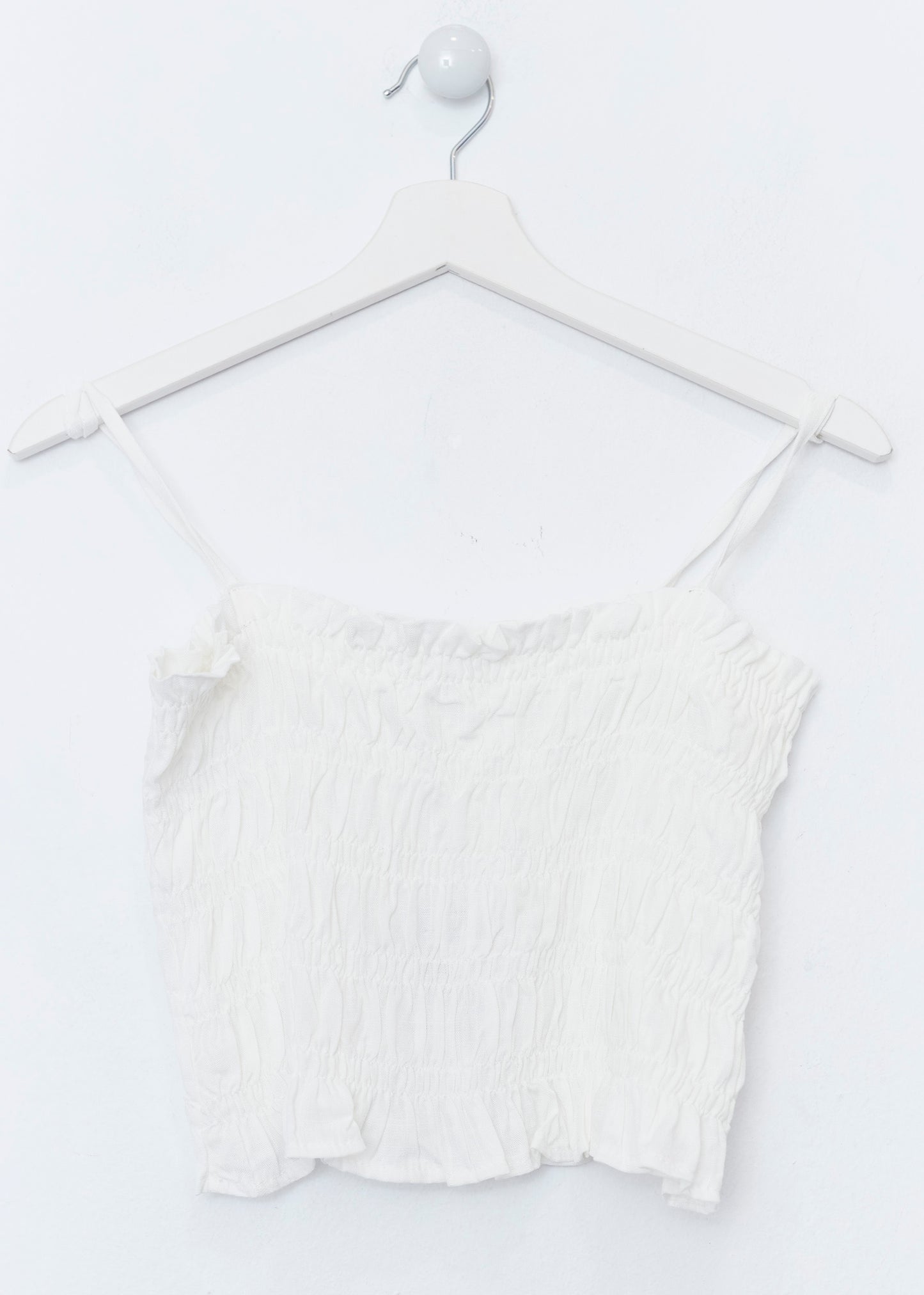 Ruched textured top