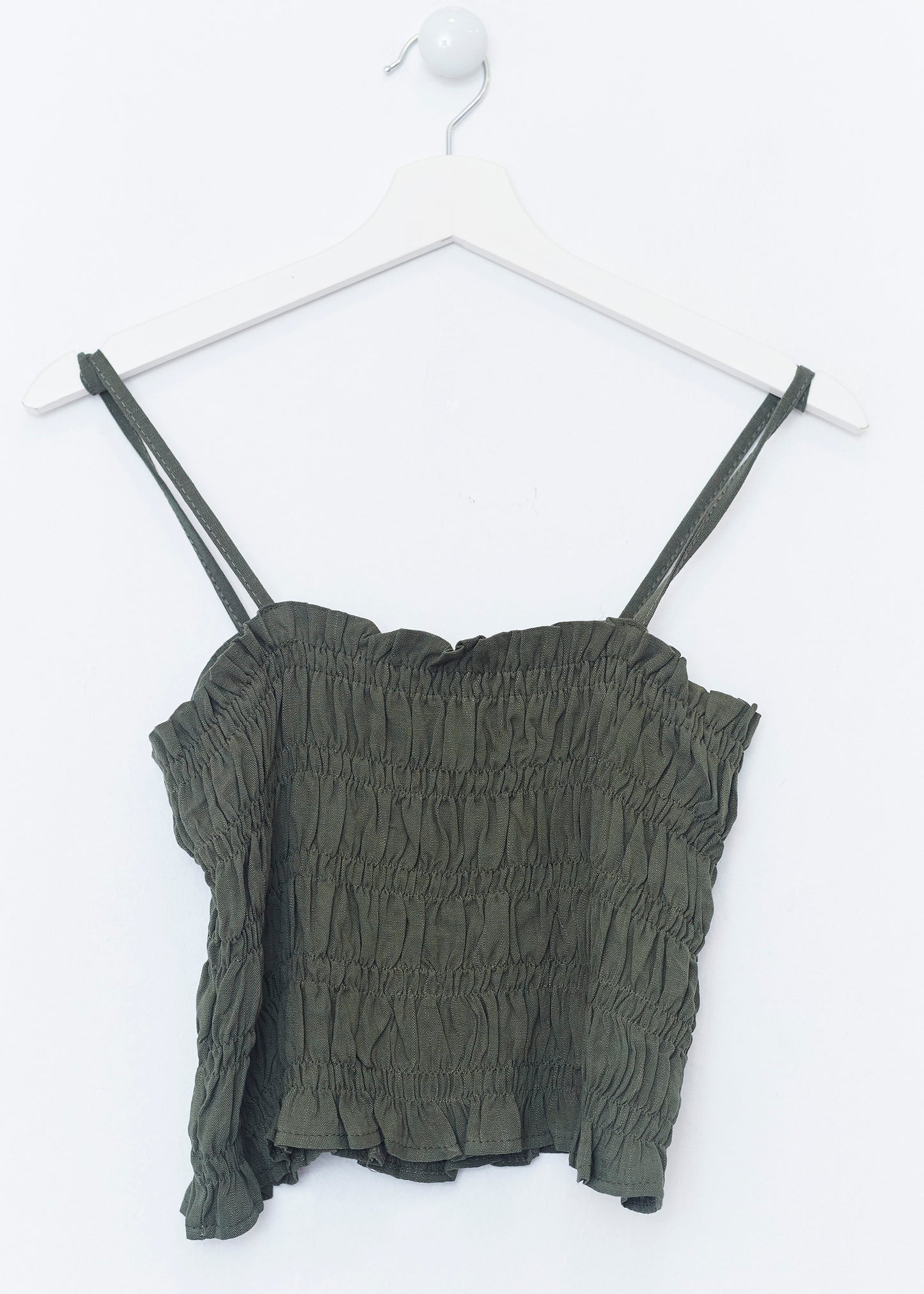 Ruched textured top