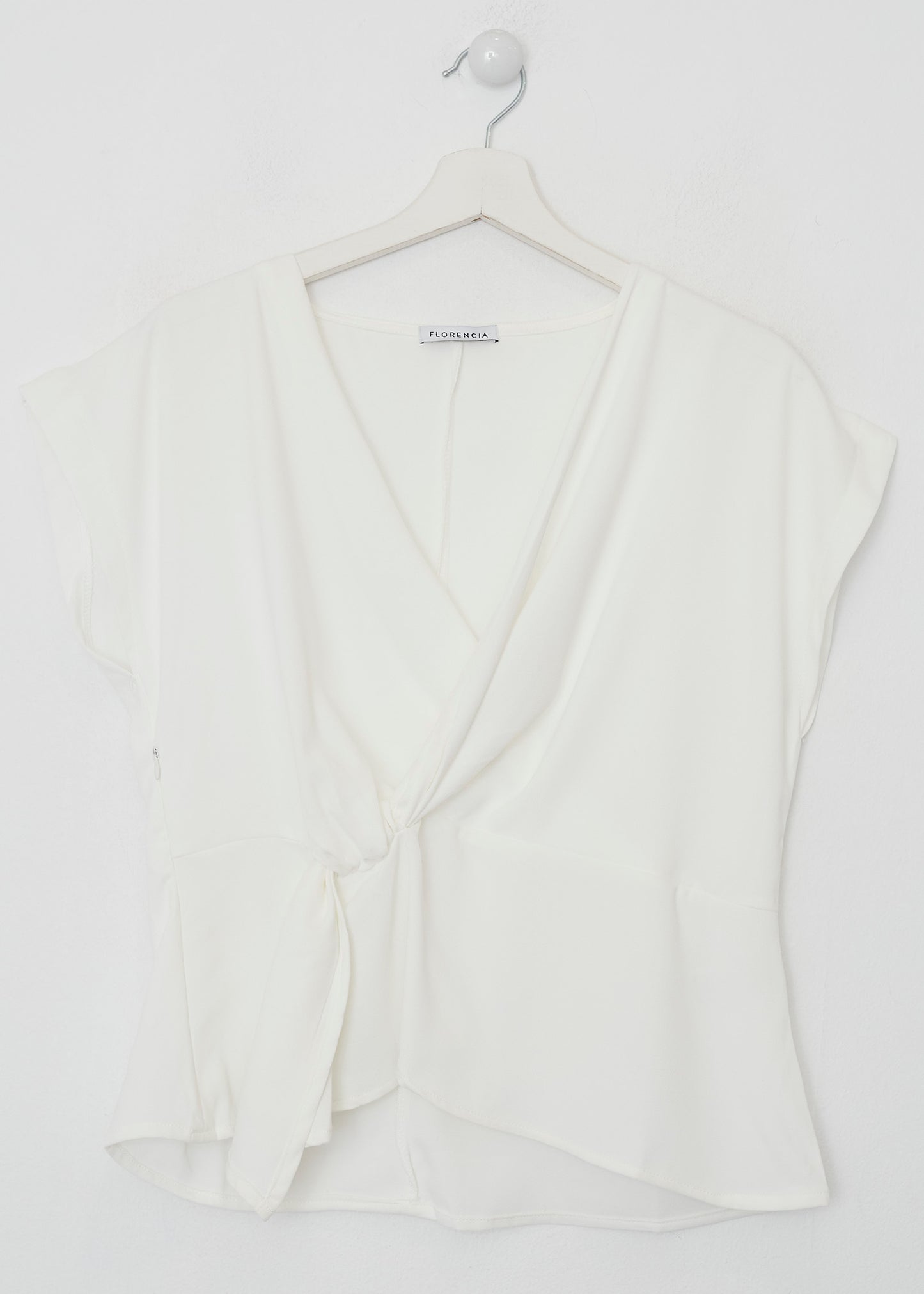 Blusa cruzada lazo