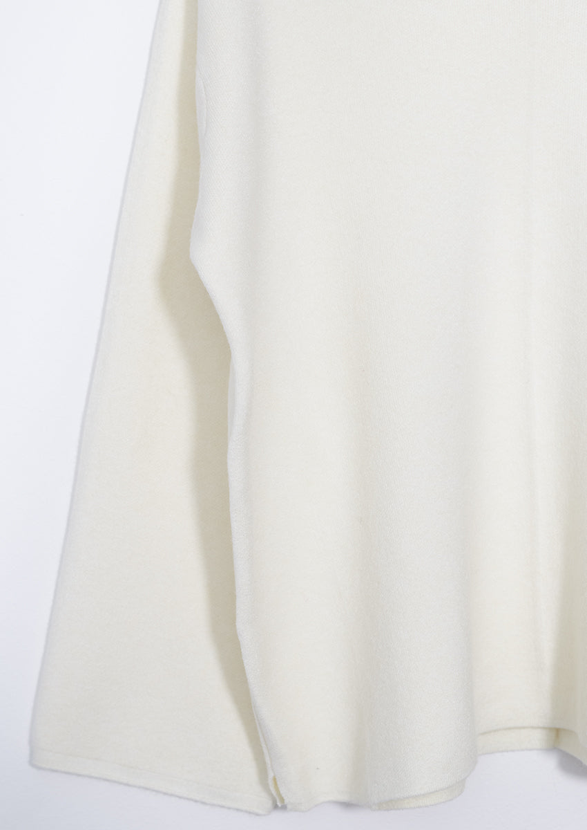 Open neck sweater