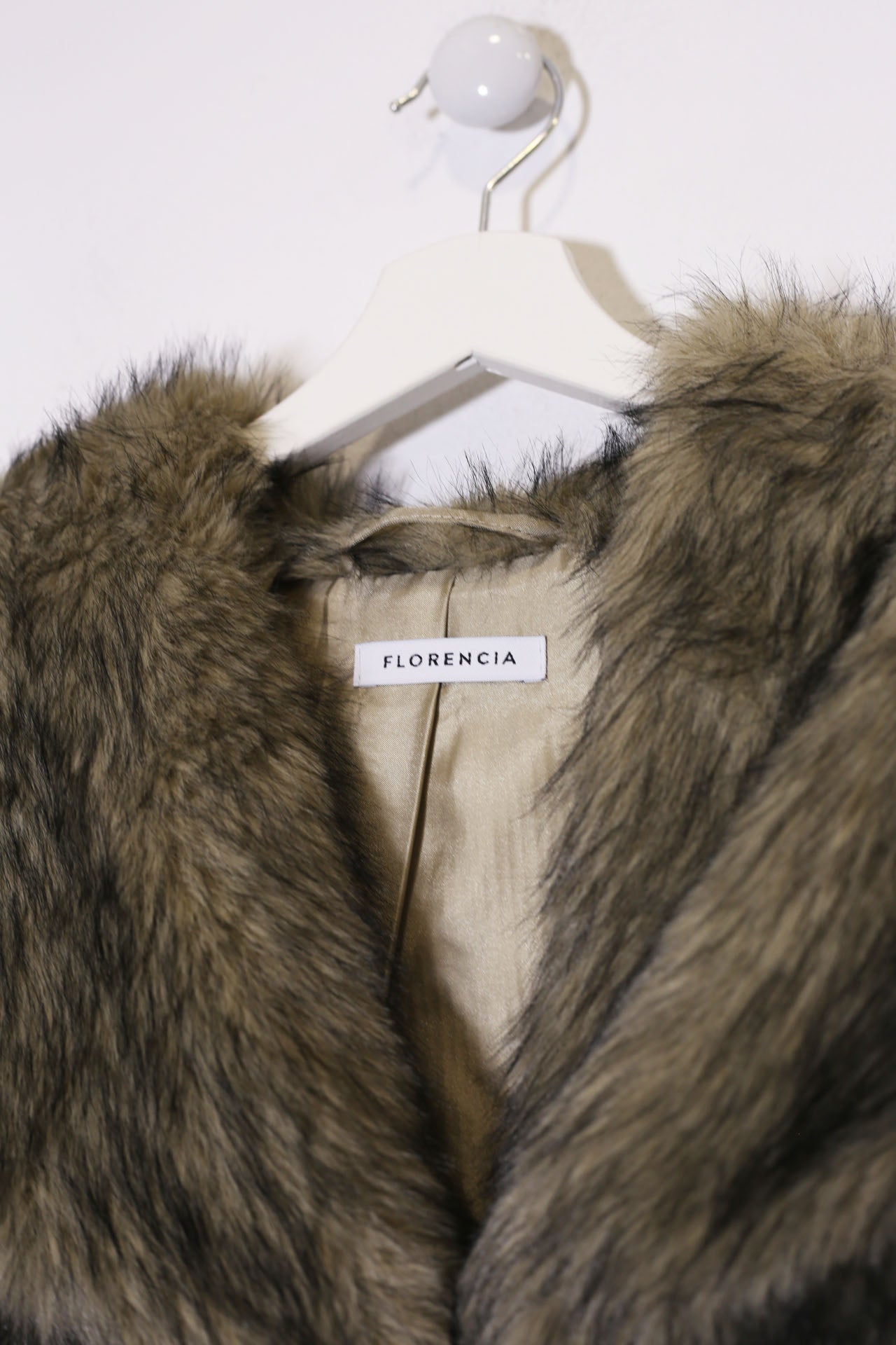 Chaqueta efecto pelo