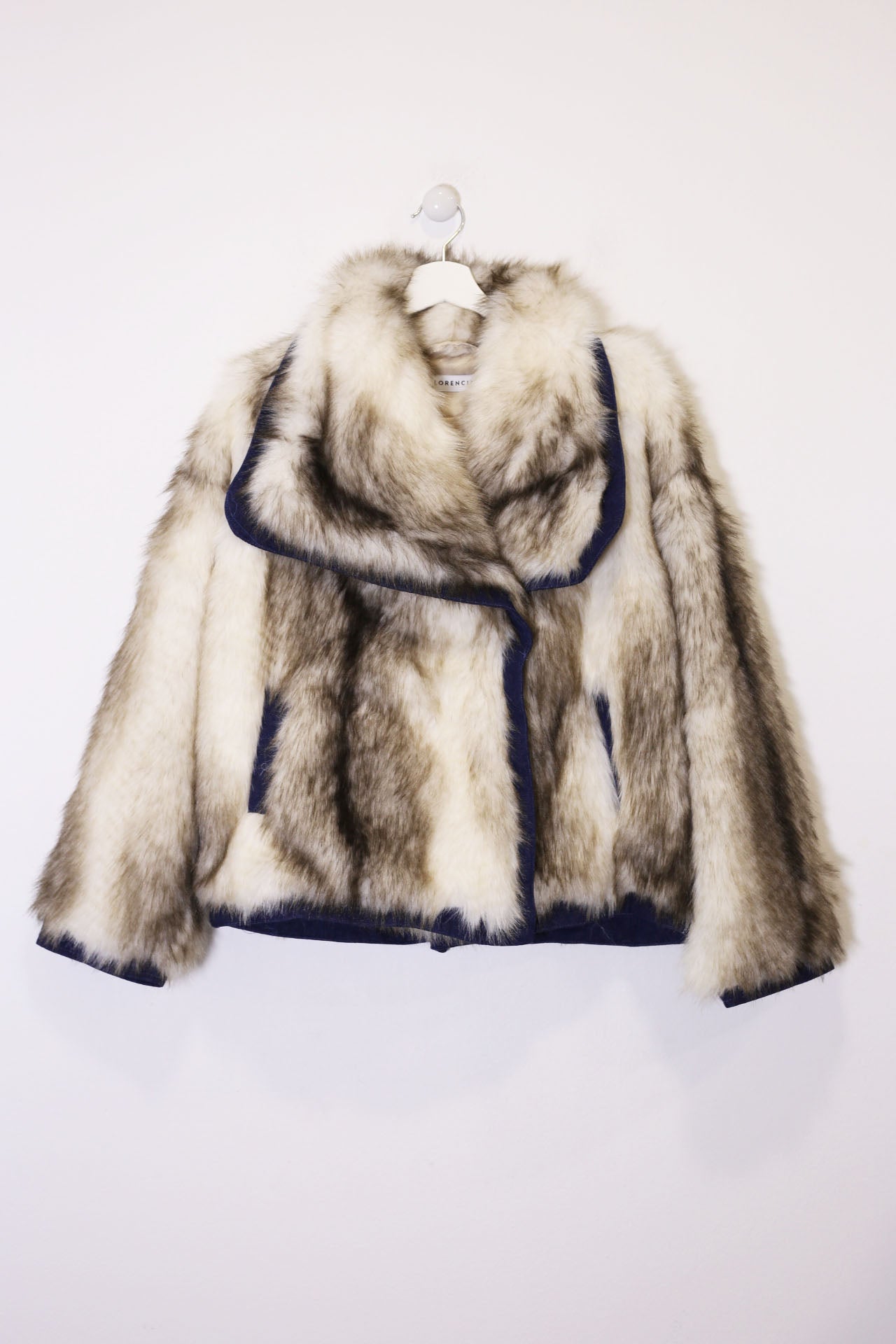 Chaqueta efecto pelo