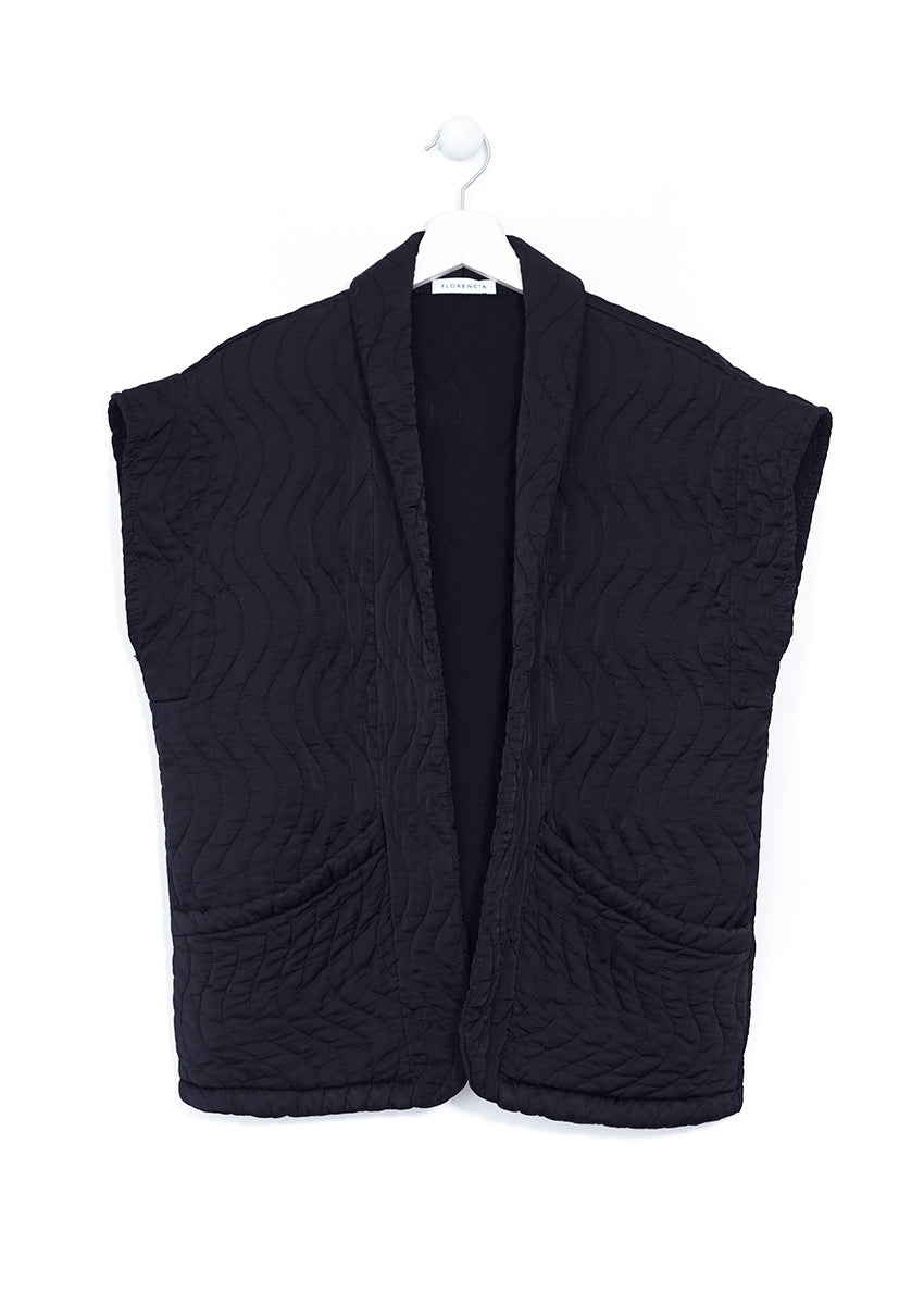 Chaleco kimono acolchado