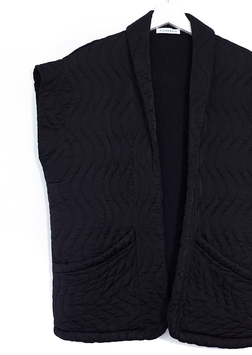Chaleco kimono acolchado