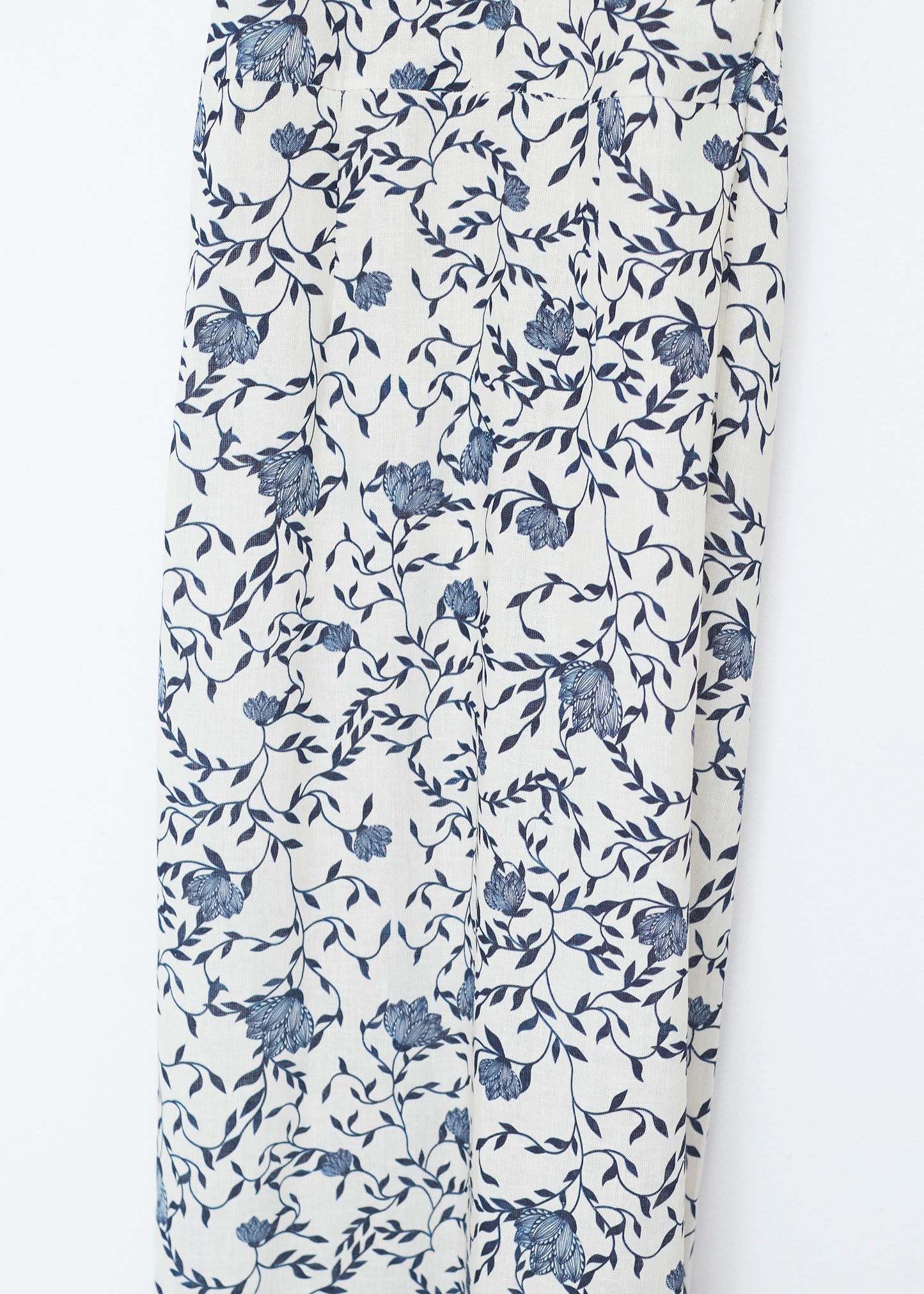 Vestido lino estampado halter