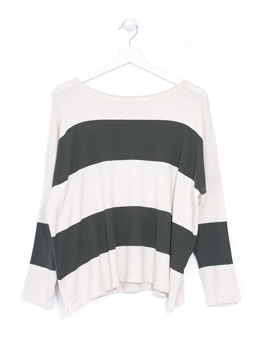 Jersey punto rayas