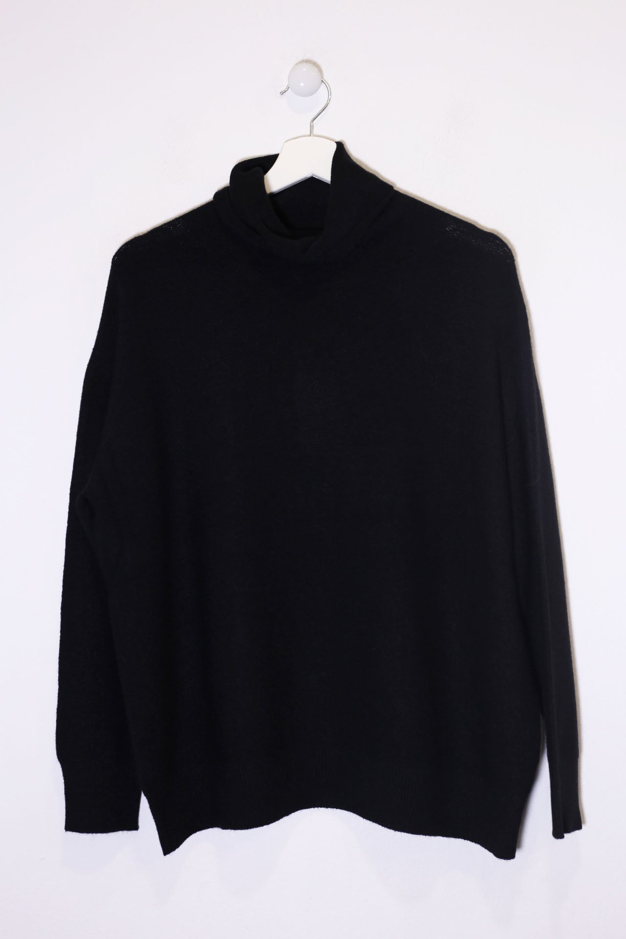 Jersey sin costuras cuello alto