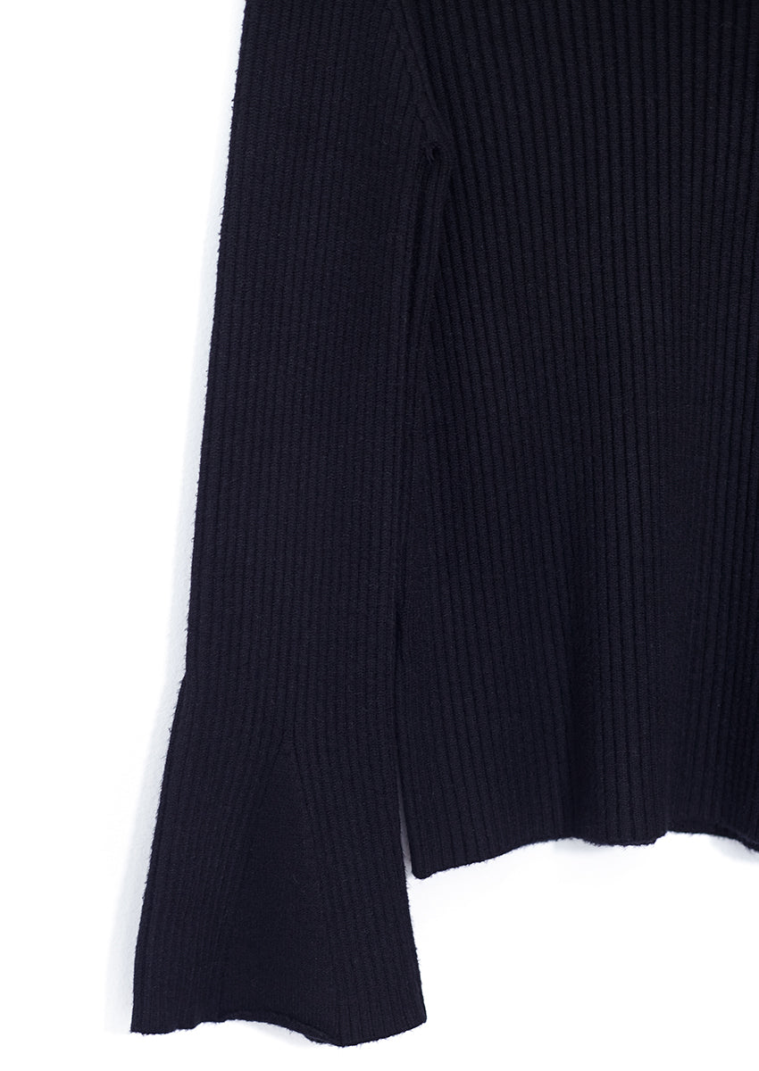 Flared sleeve sweater