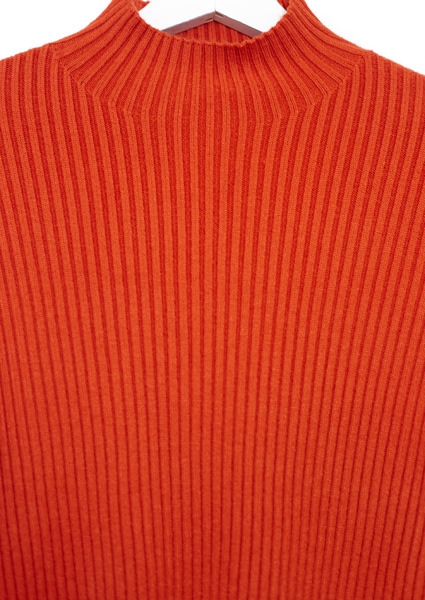 Flared sleeve sweater