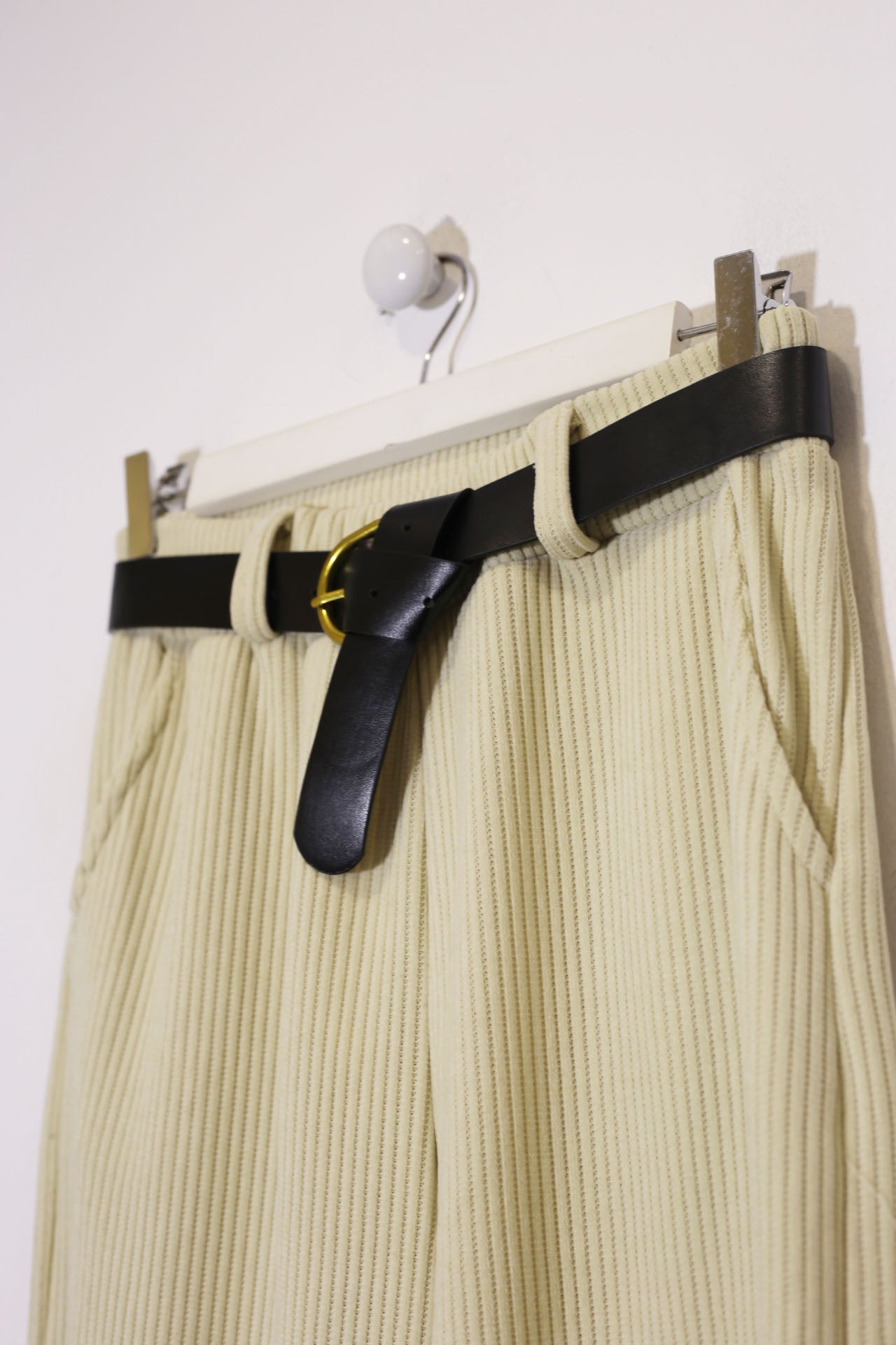 Pantalones pana palazzo