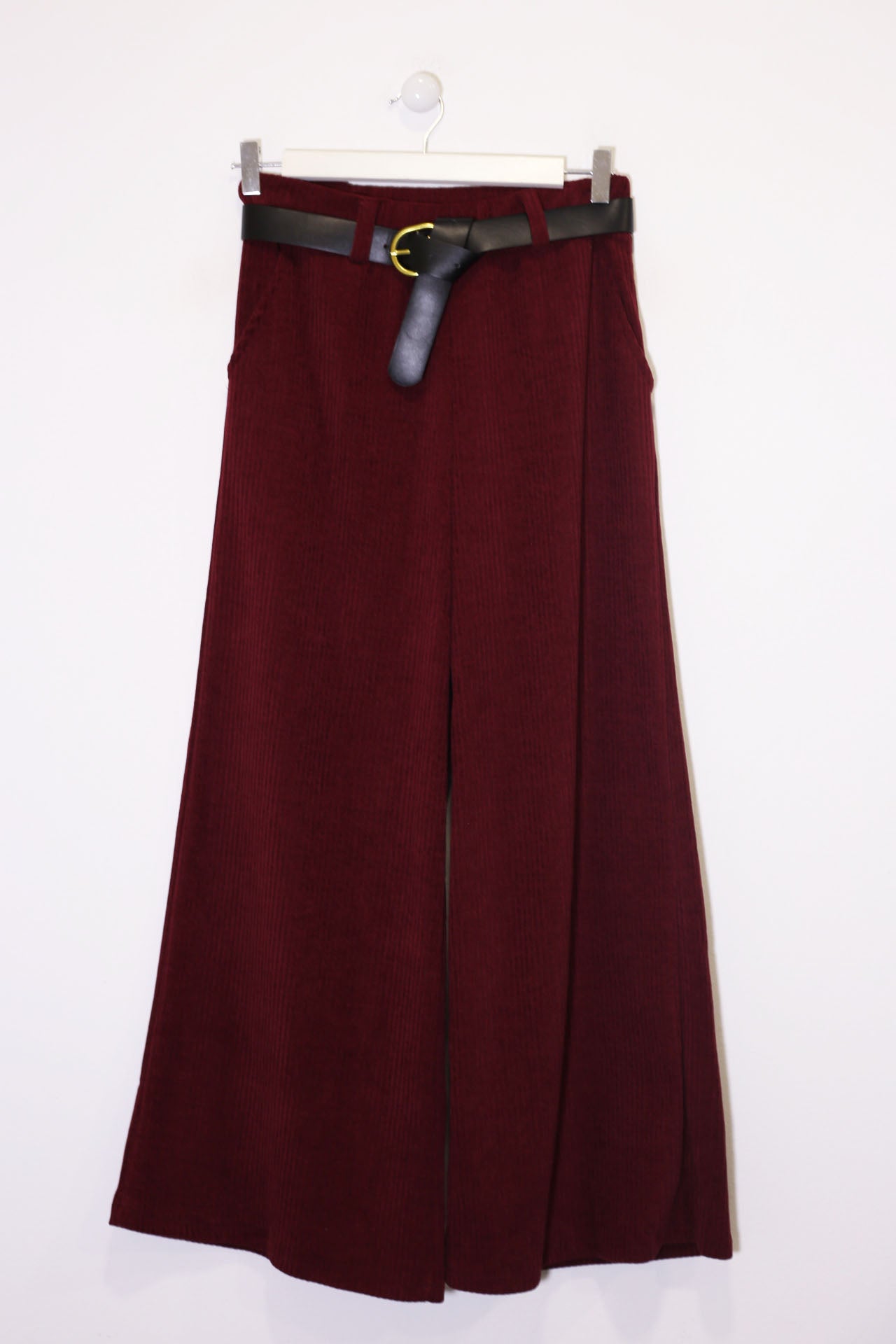 Pantalones pana palazzo
