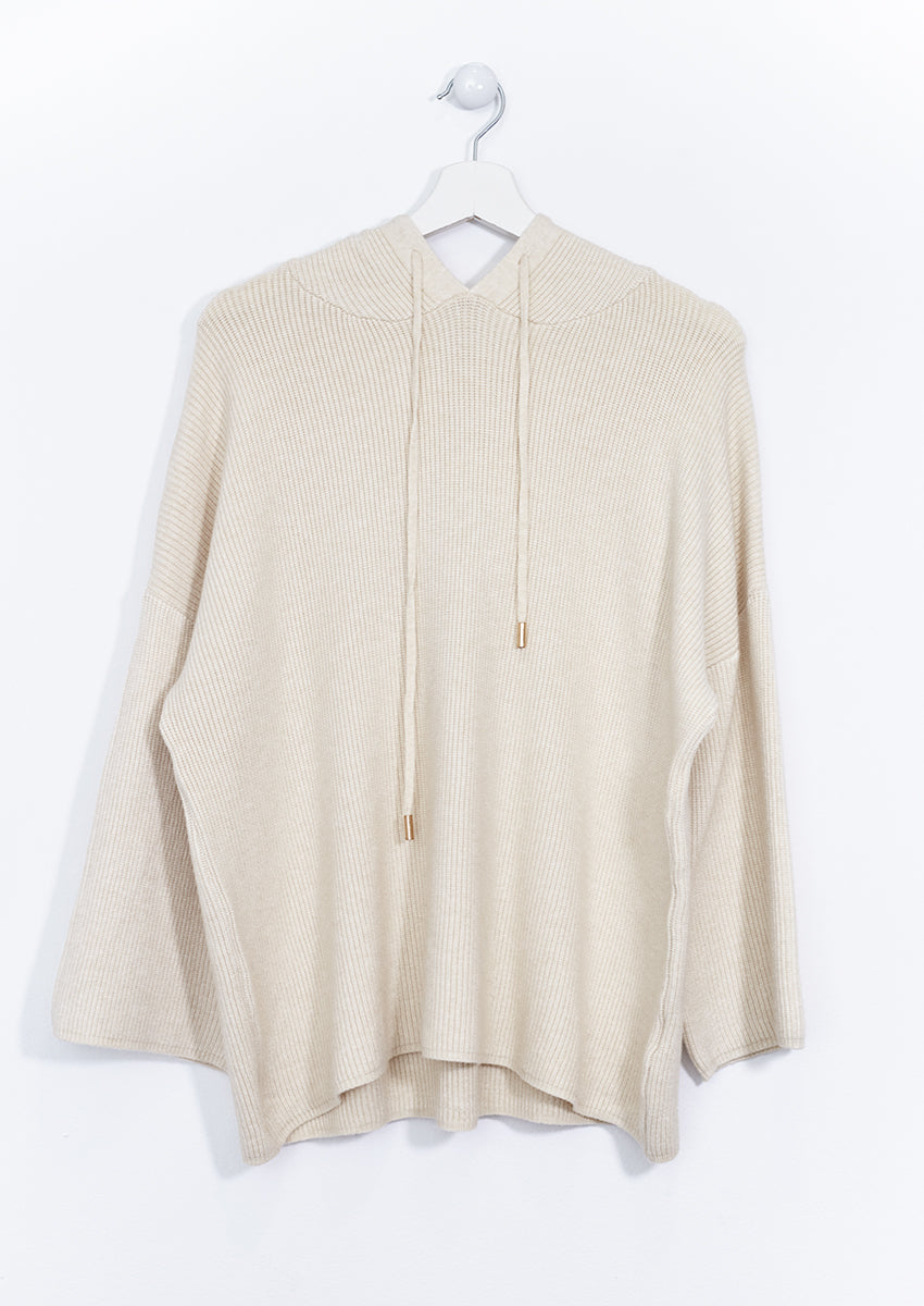 Jersey punto capucha