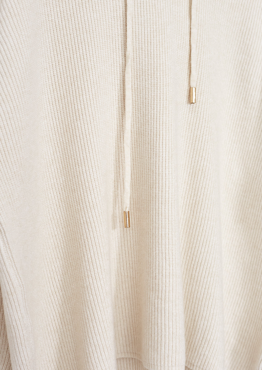 Jersey punto capucha
