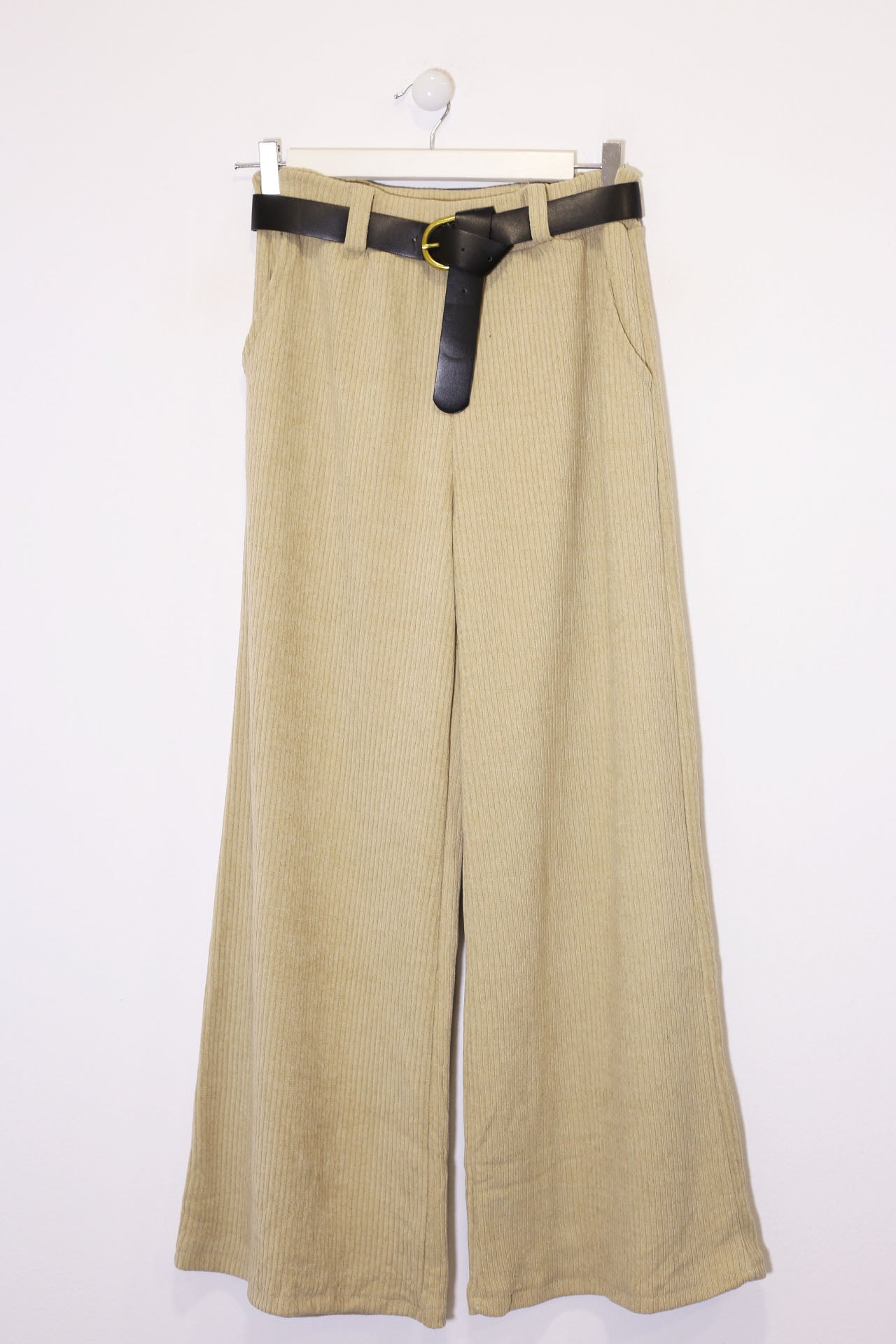 Pantalones pana palazzo