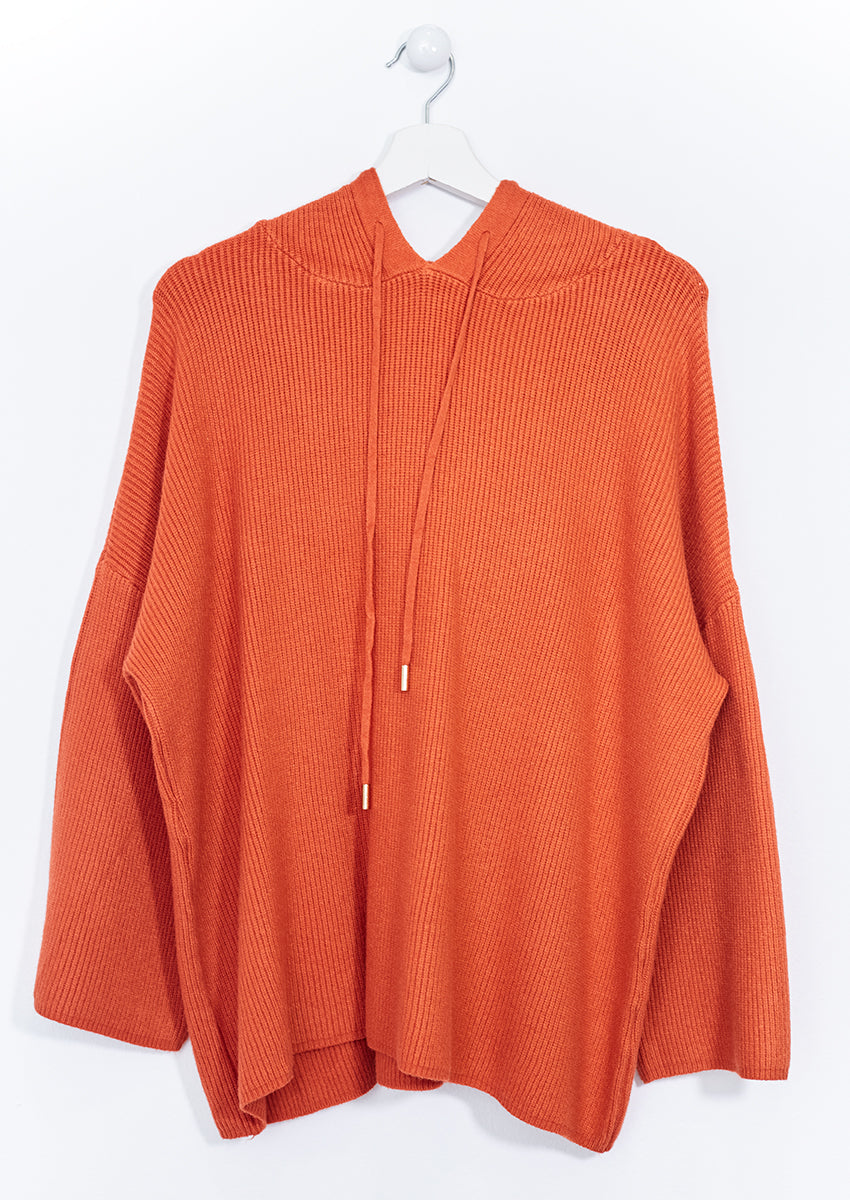 Jersey punto capucha