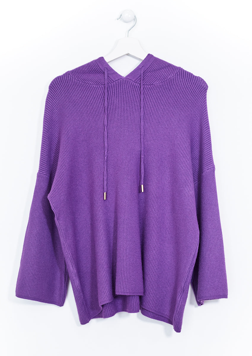 Jersey punto capucha