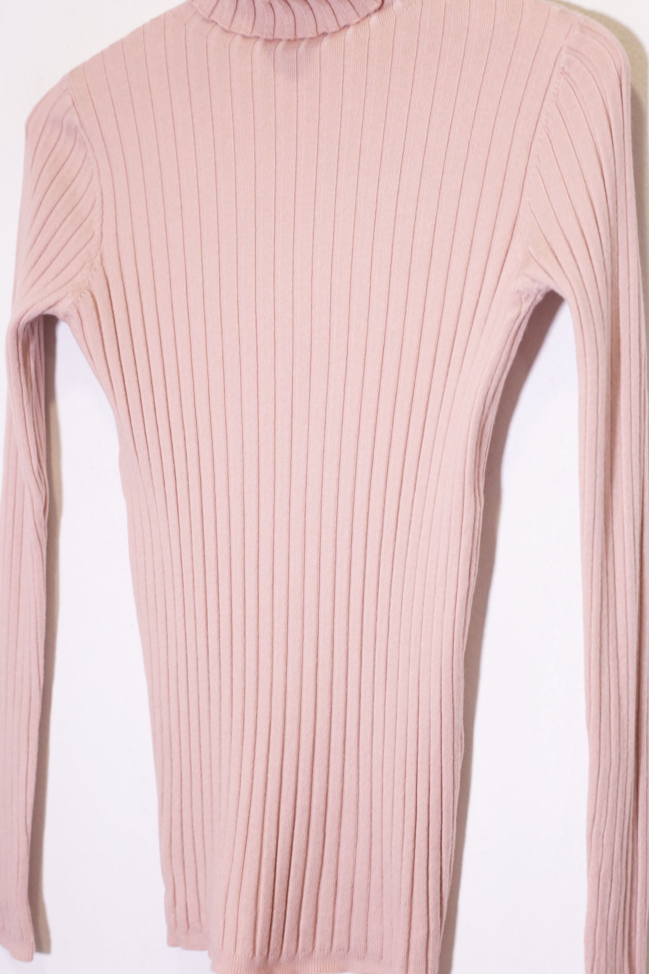 Jersey canalé cuello alto