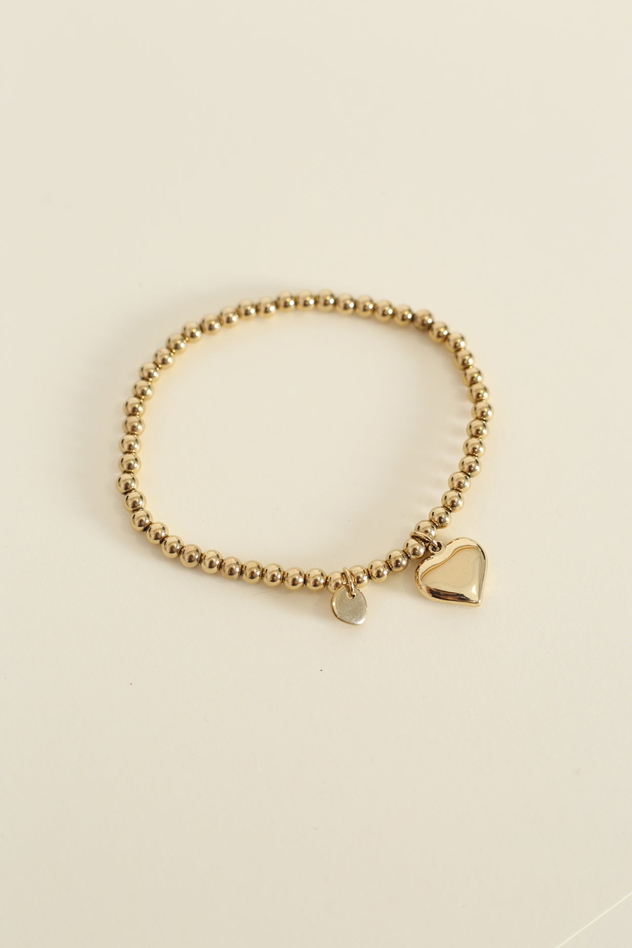 Pulsera bolitas corazón