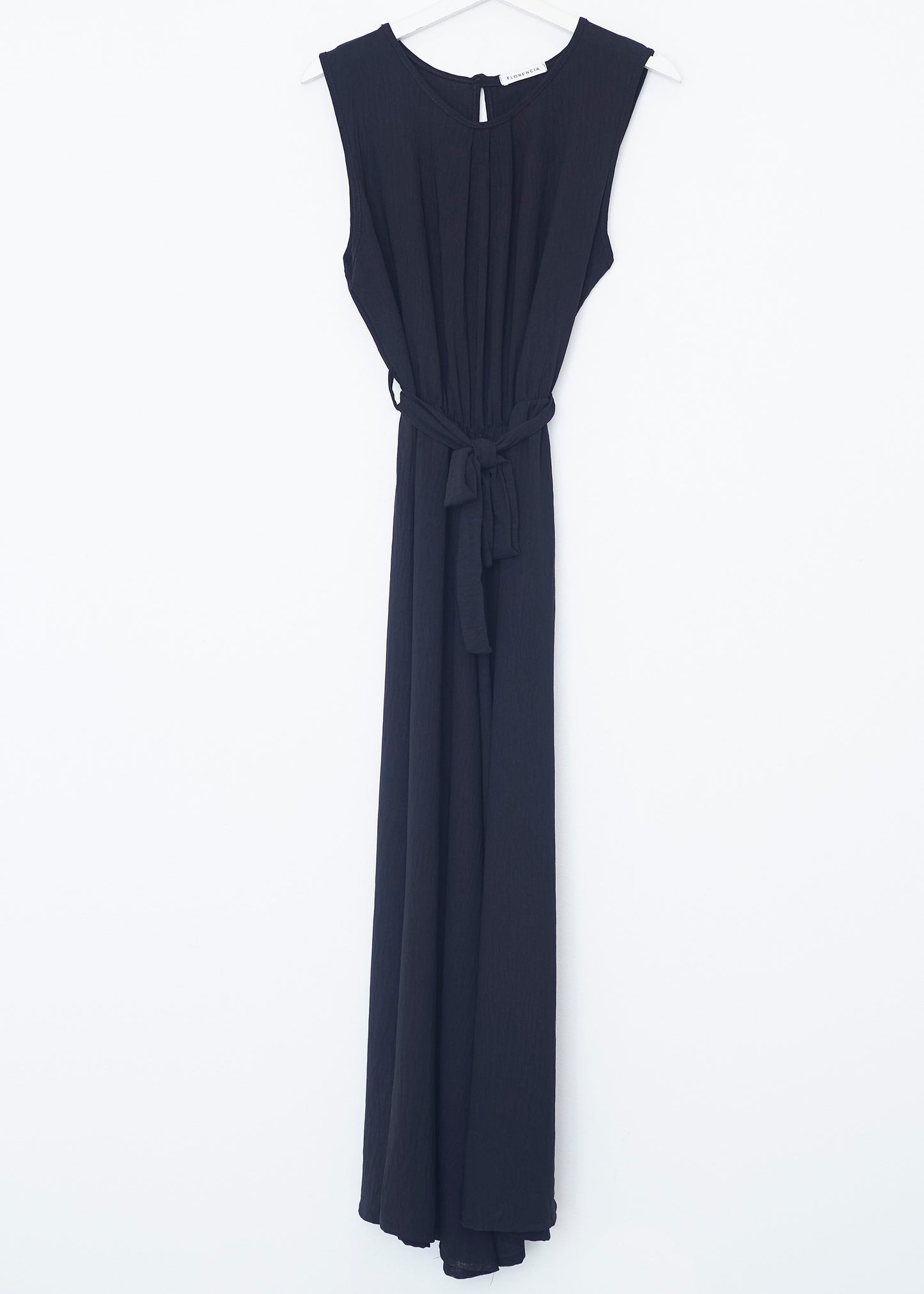 Mono cuello redondo fluido