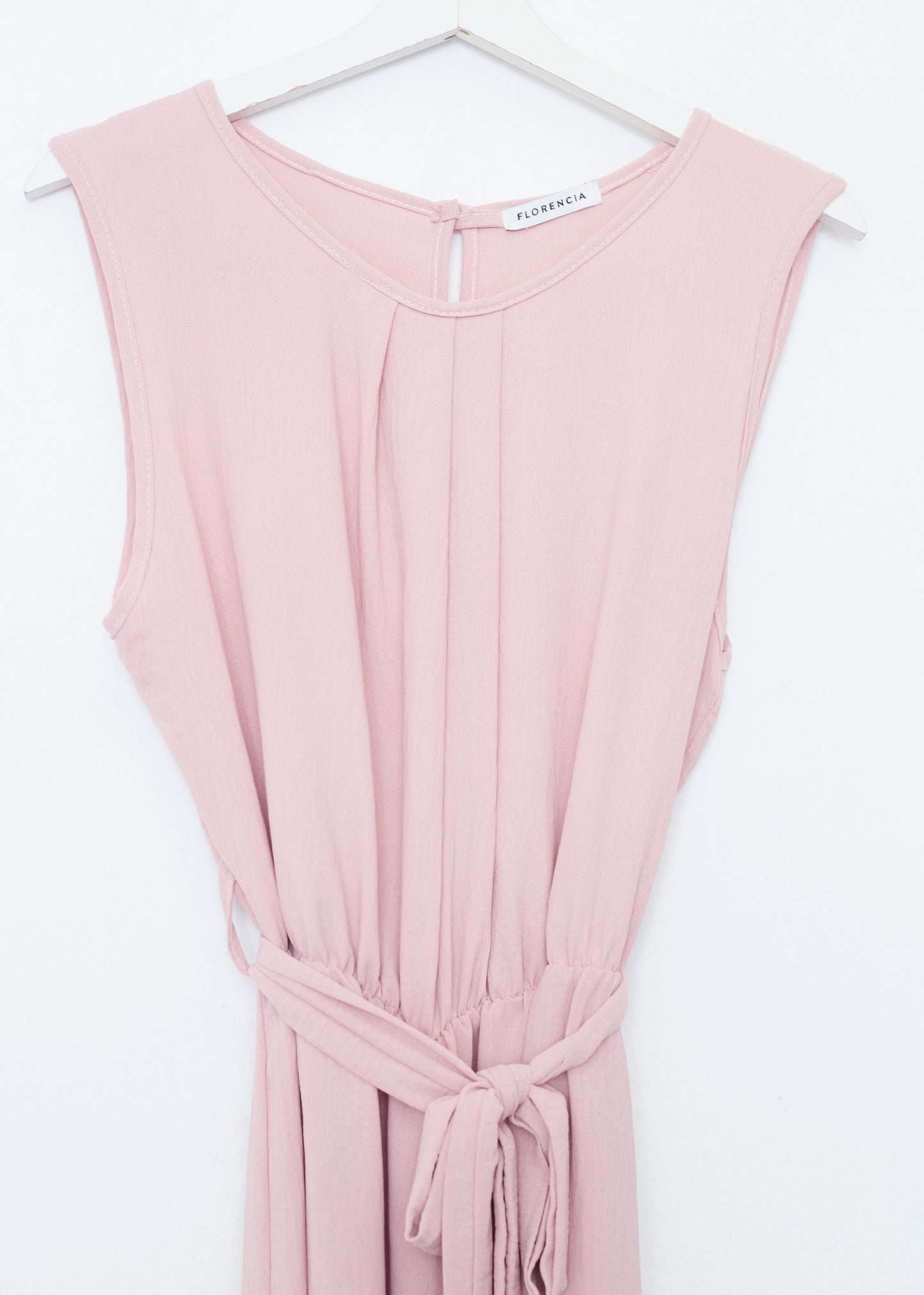 Mono cuello redondo fluido