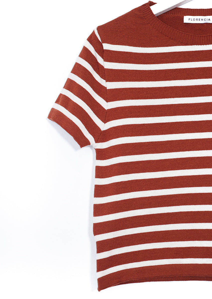 Samarreta crop ratlles