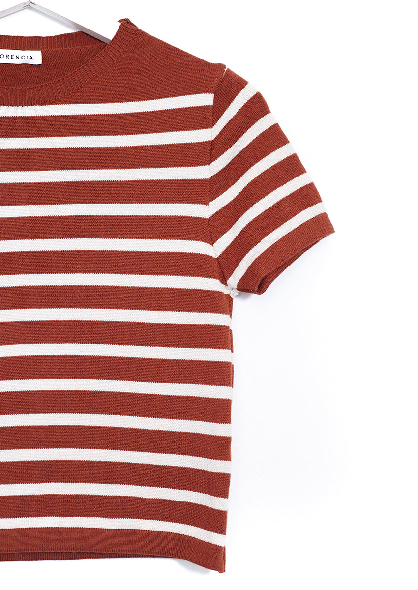 Samarreta crop ratlles