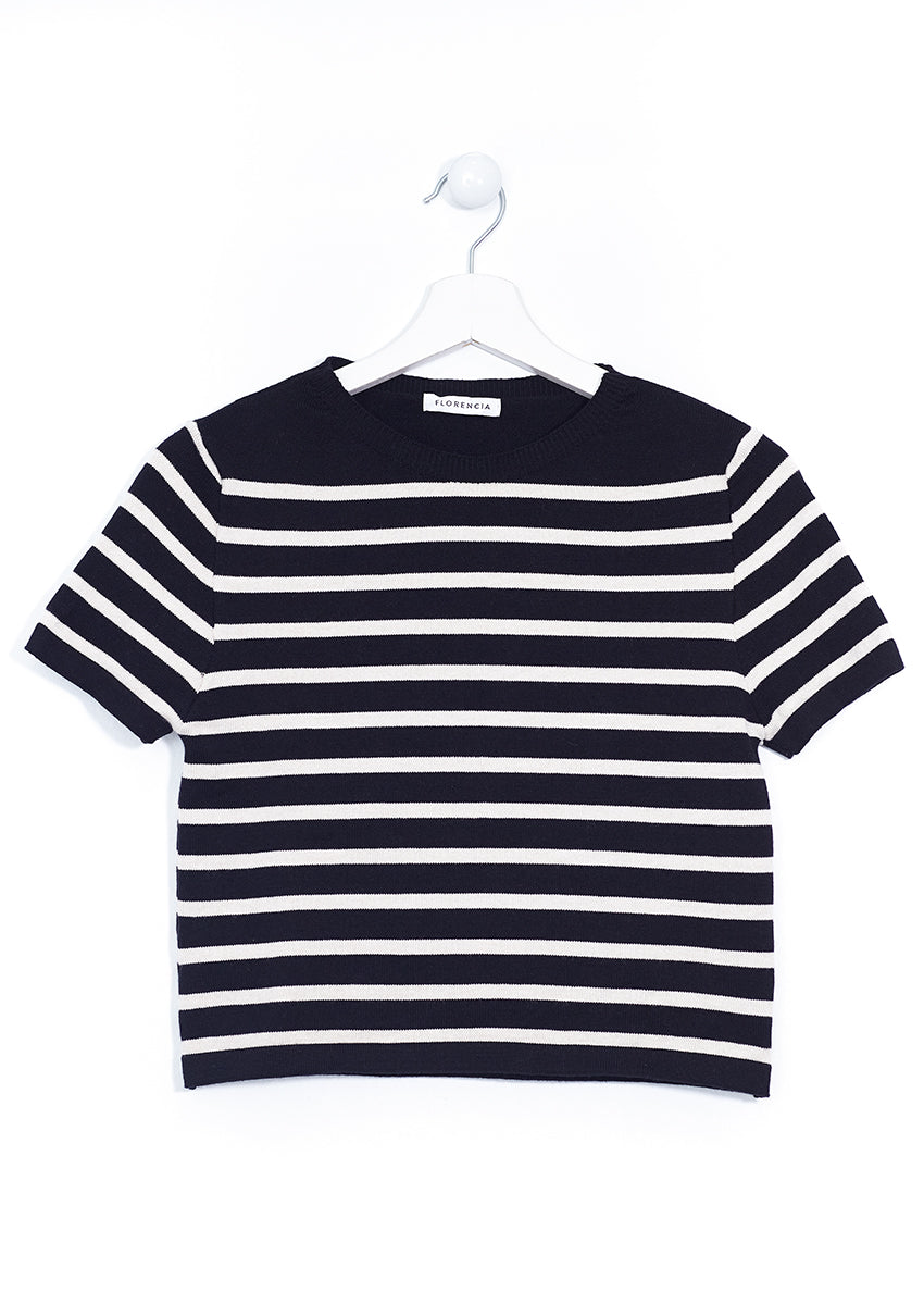 Samarreta crop ratlles