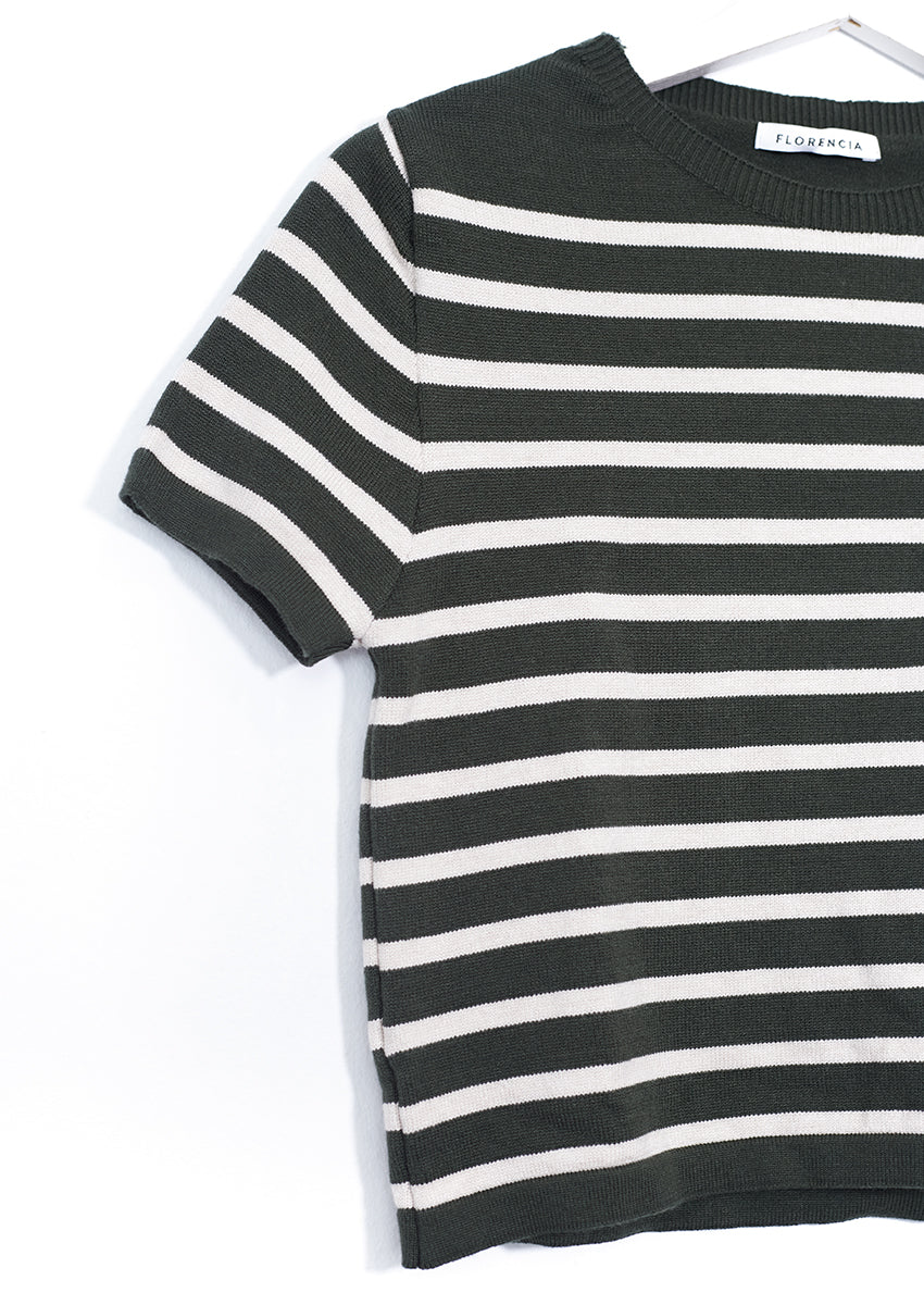 Samarreta crop ratlles