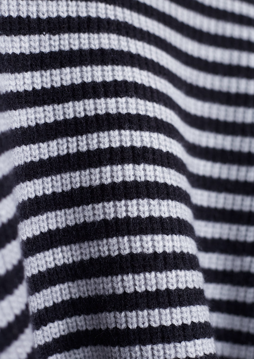 Jersey cuello alto rayas