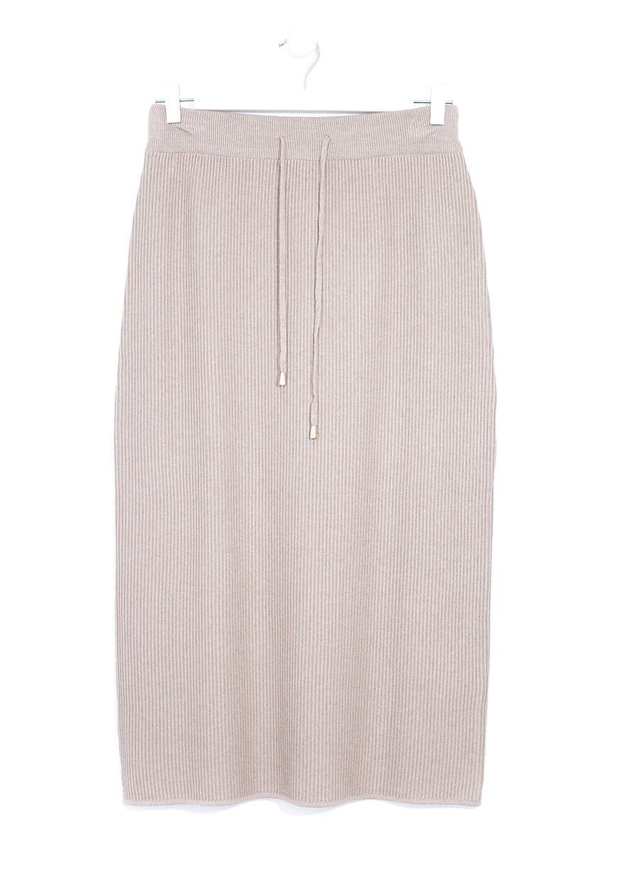 Falda larga tricot